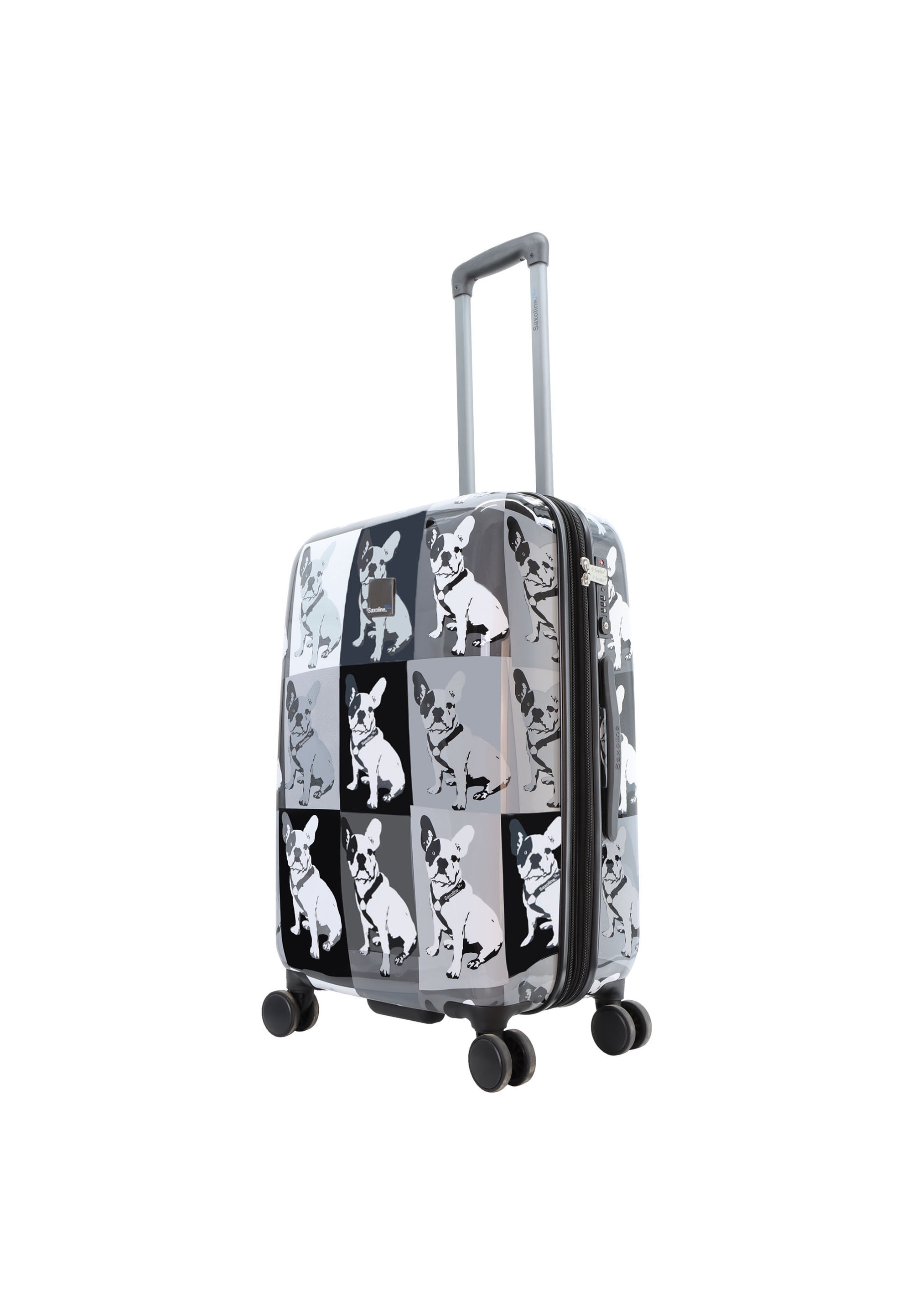 Saxoline® Koffer »Bulldog Monochrome«, aus ABS-Materialien