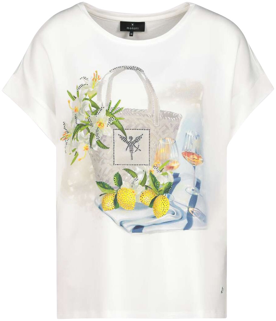 Monari T-Shirt, mit Foto Print