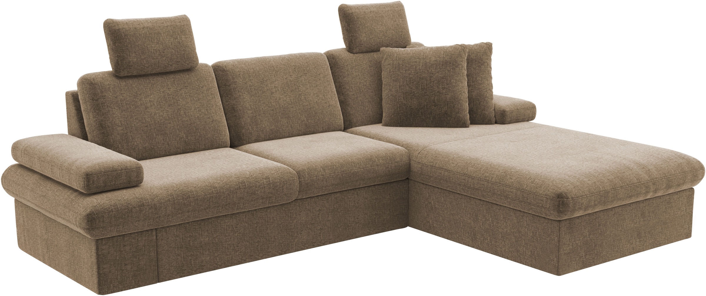 sit&more Ecksofa »Moreno«, mit Armteilverstellung,wahlweise mit Bettfunktion