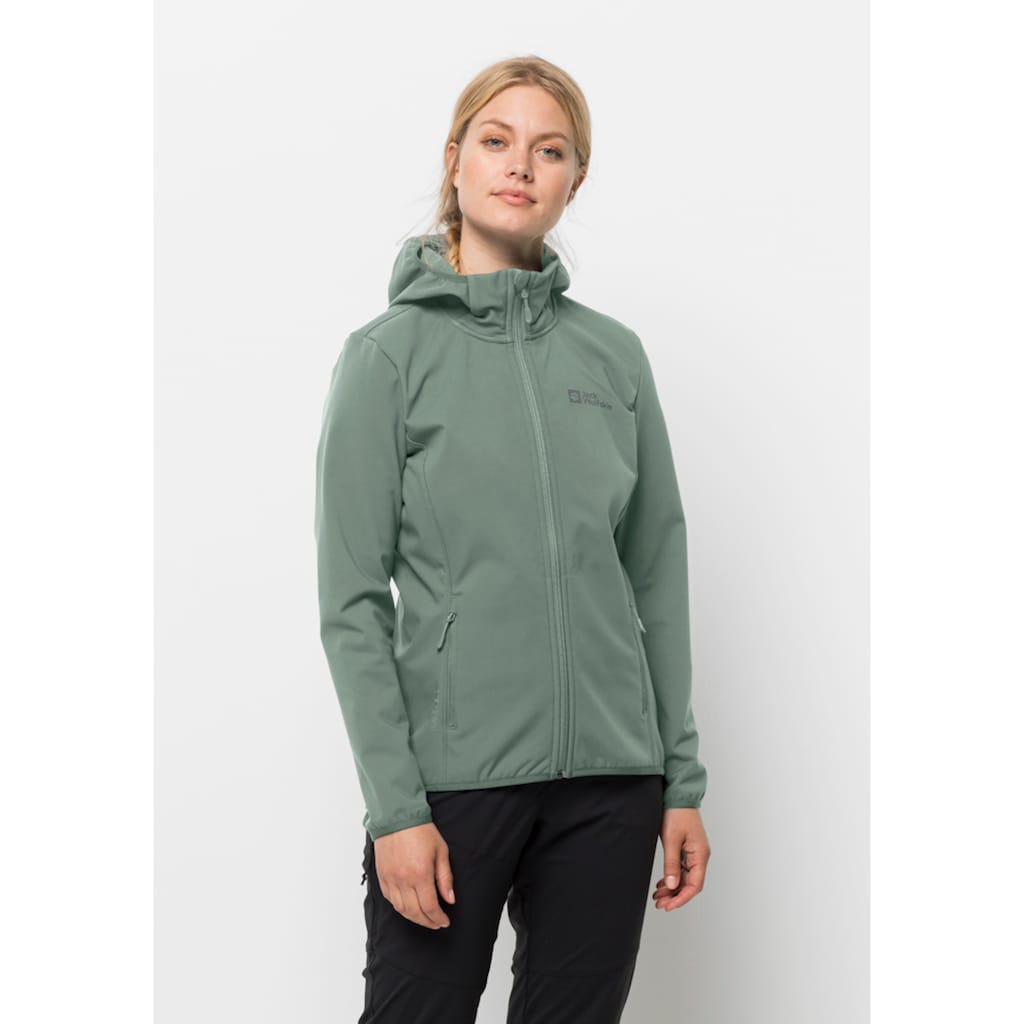 Jack Wolfskin Softshelljacke »BORNBERG HOODY W«, mit Kapuze