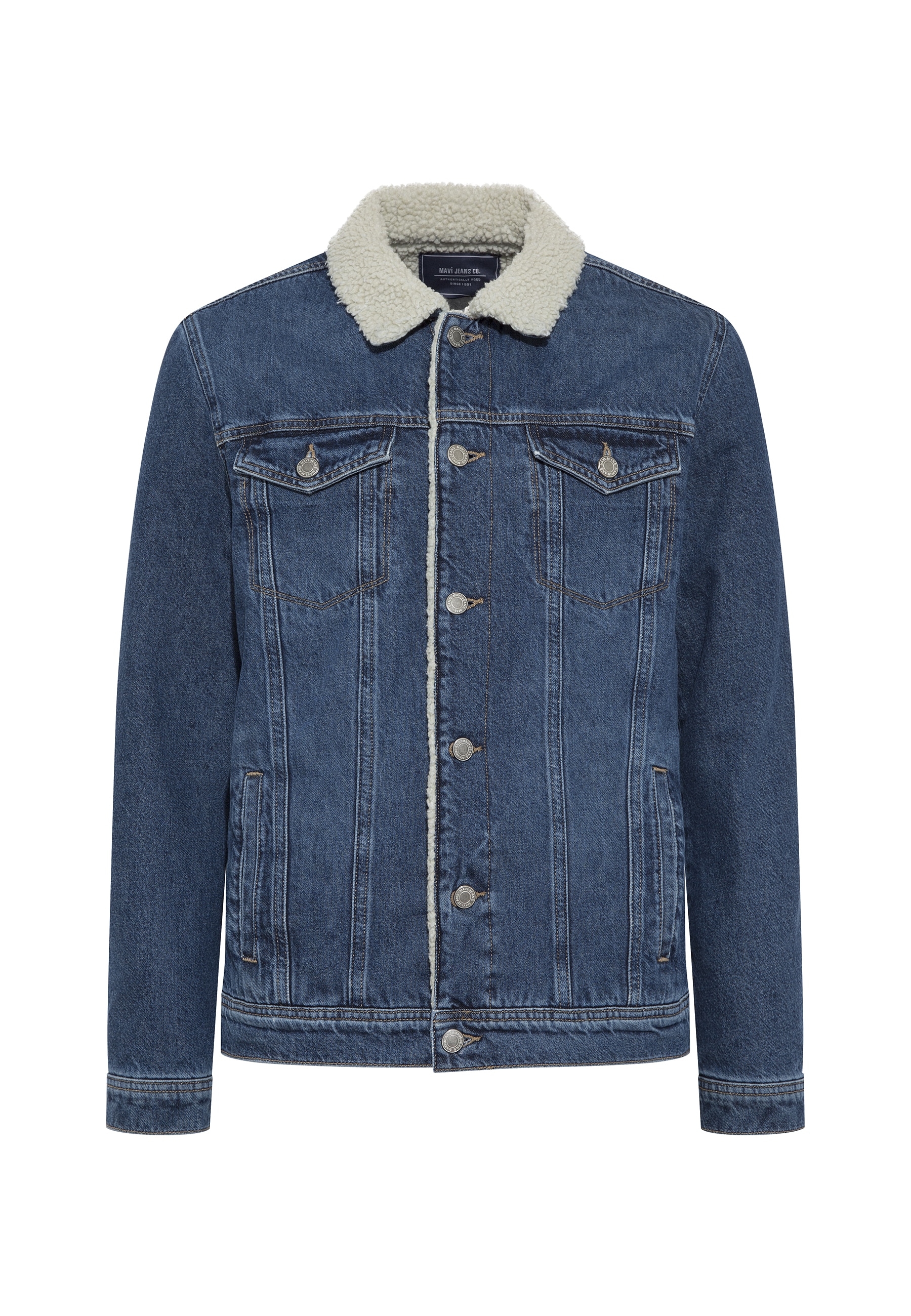 Mavi Cordjacke »AARON«, Basic Jeansjacke