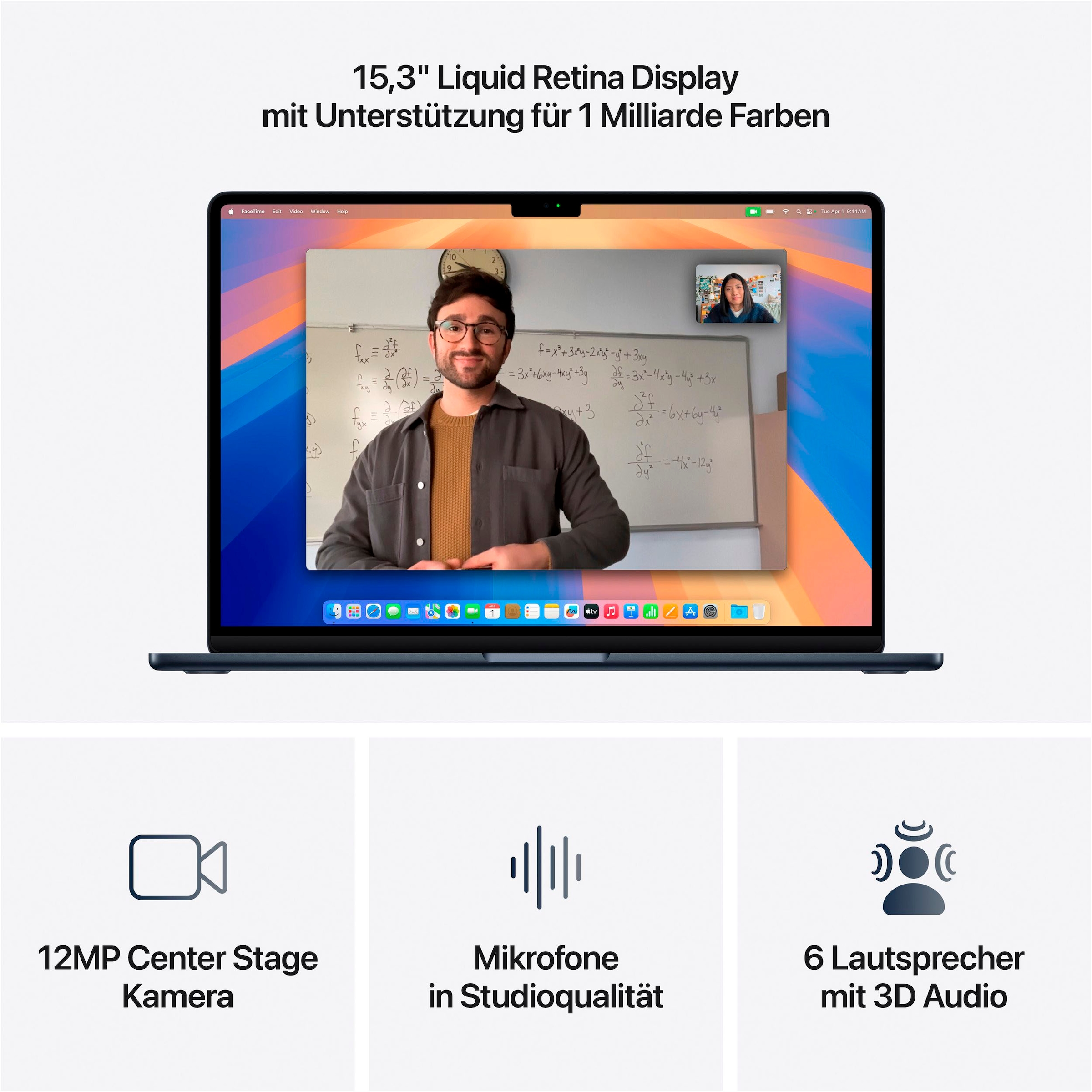 Apple Notebook »MacBook Air 15" CTO«, 38,91 cm, / 15,3 Zoll, Apple, M4, 10-Core GPU, 256 GB SSD