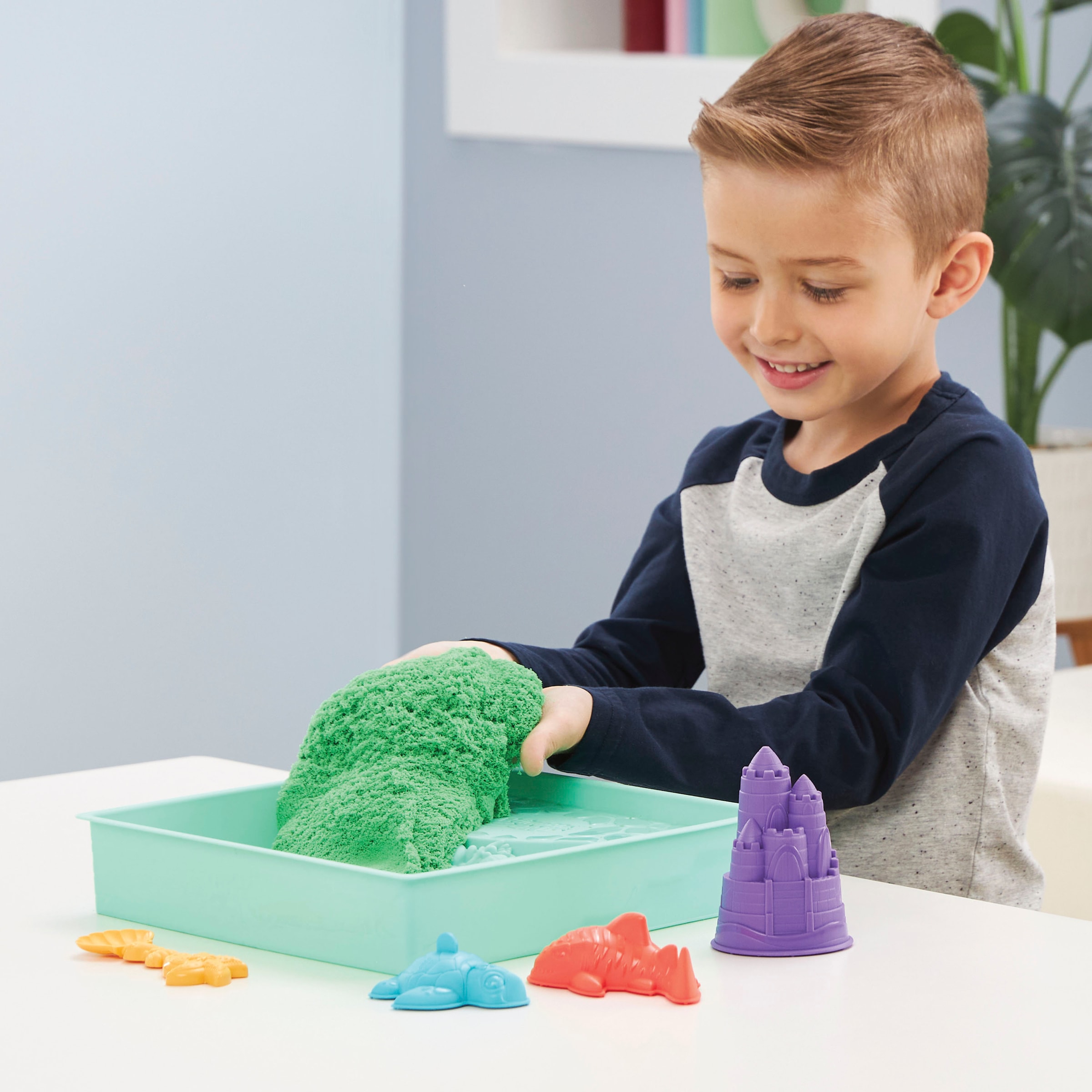 Spin Master Kreativset »Kinetic Sand - Box 454 g - Grün«