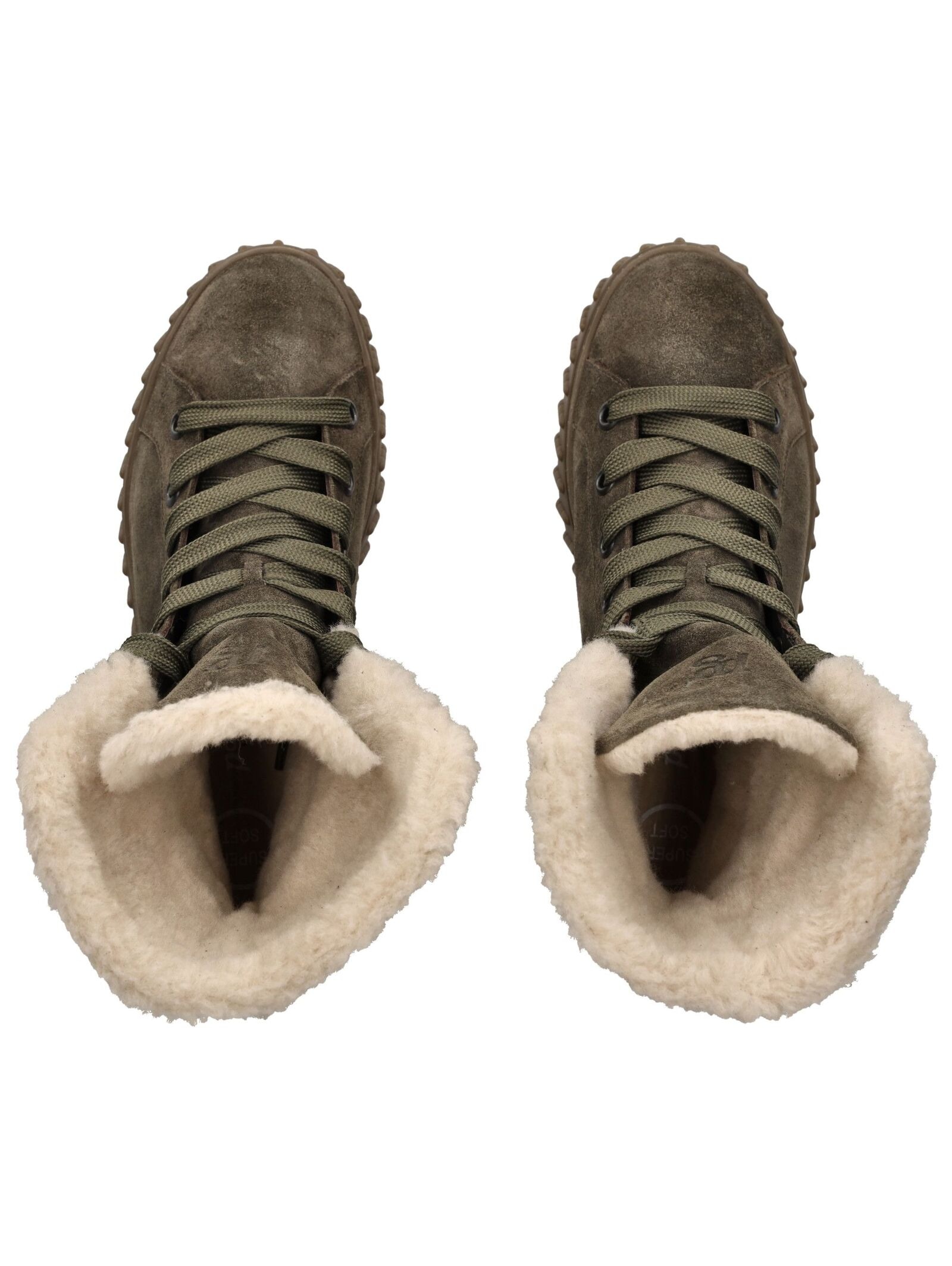 Paul Green Schnürstiefelette »Paul Green Stiefelette Veloursleder«