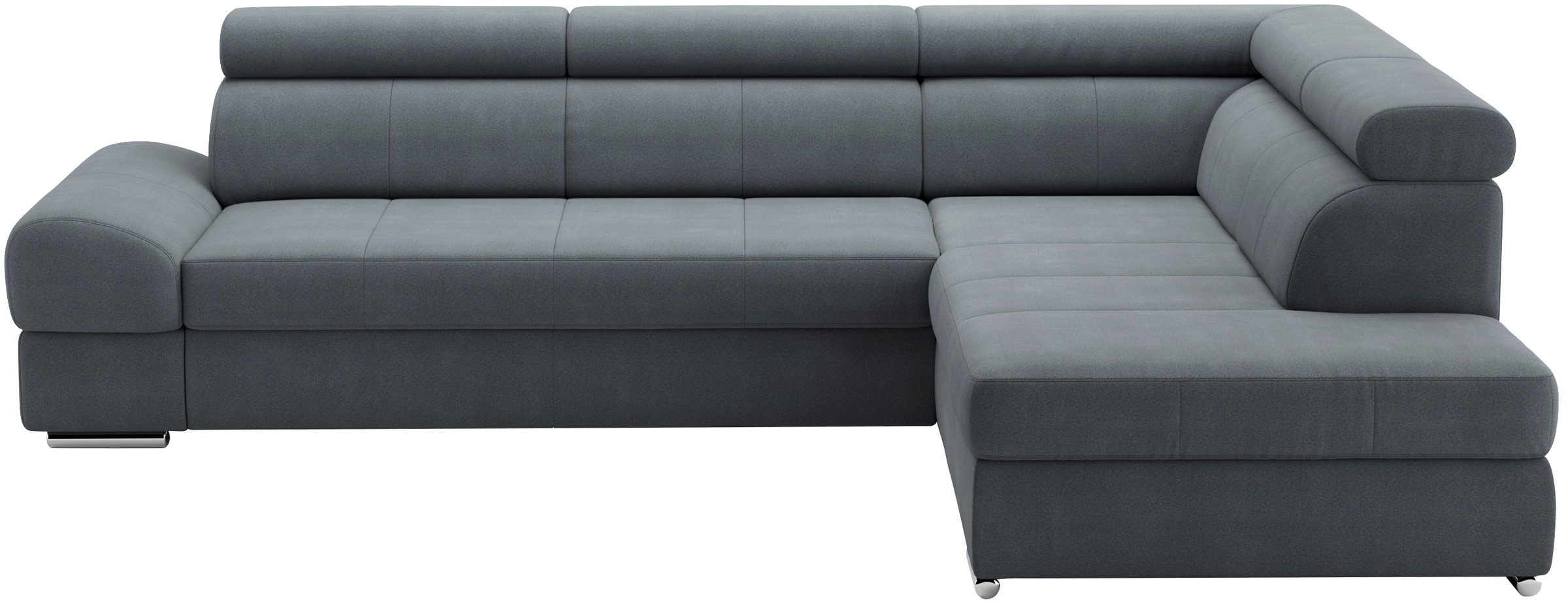 sit&more Ecksofa »Broadway L-Form«, mit verstellbaren Kopfteilen, wahlweise mit Bettfunktion
