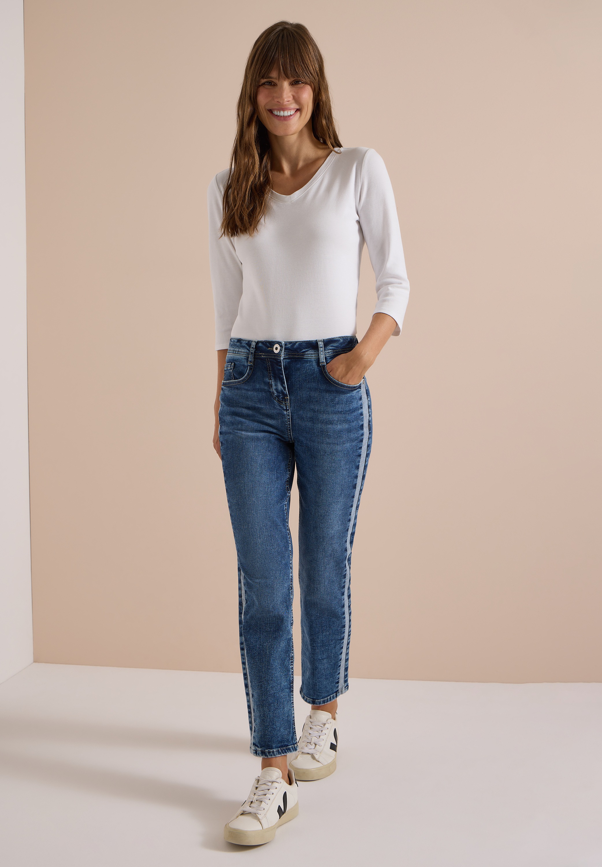 Cecil Slim-fit-Jeans 5-Pocket-Style