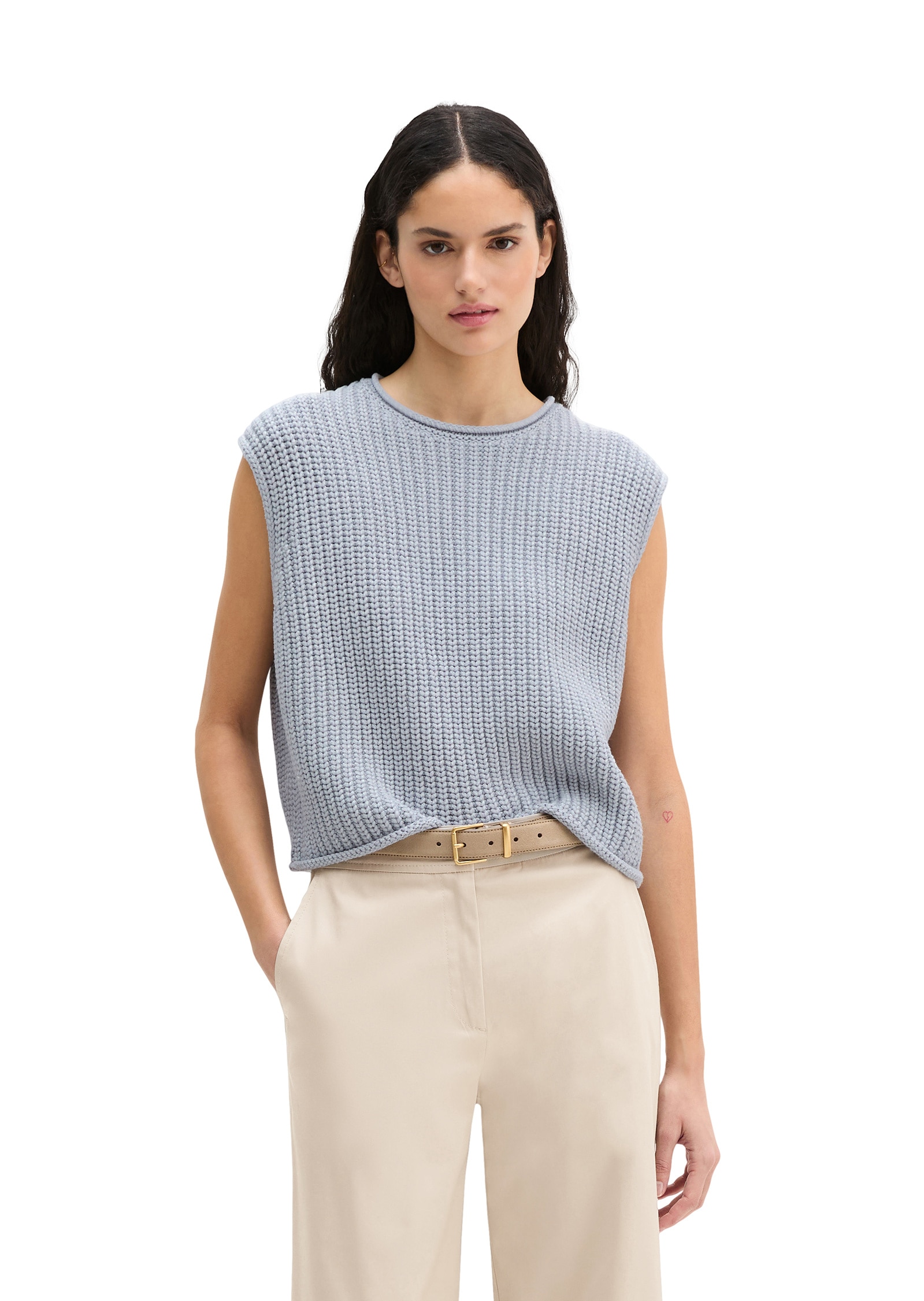 Marc OPolo Strickpullover "aus weichem Bio-Baumwolle-Mix" günstig online kaufen