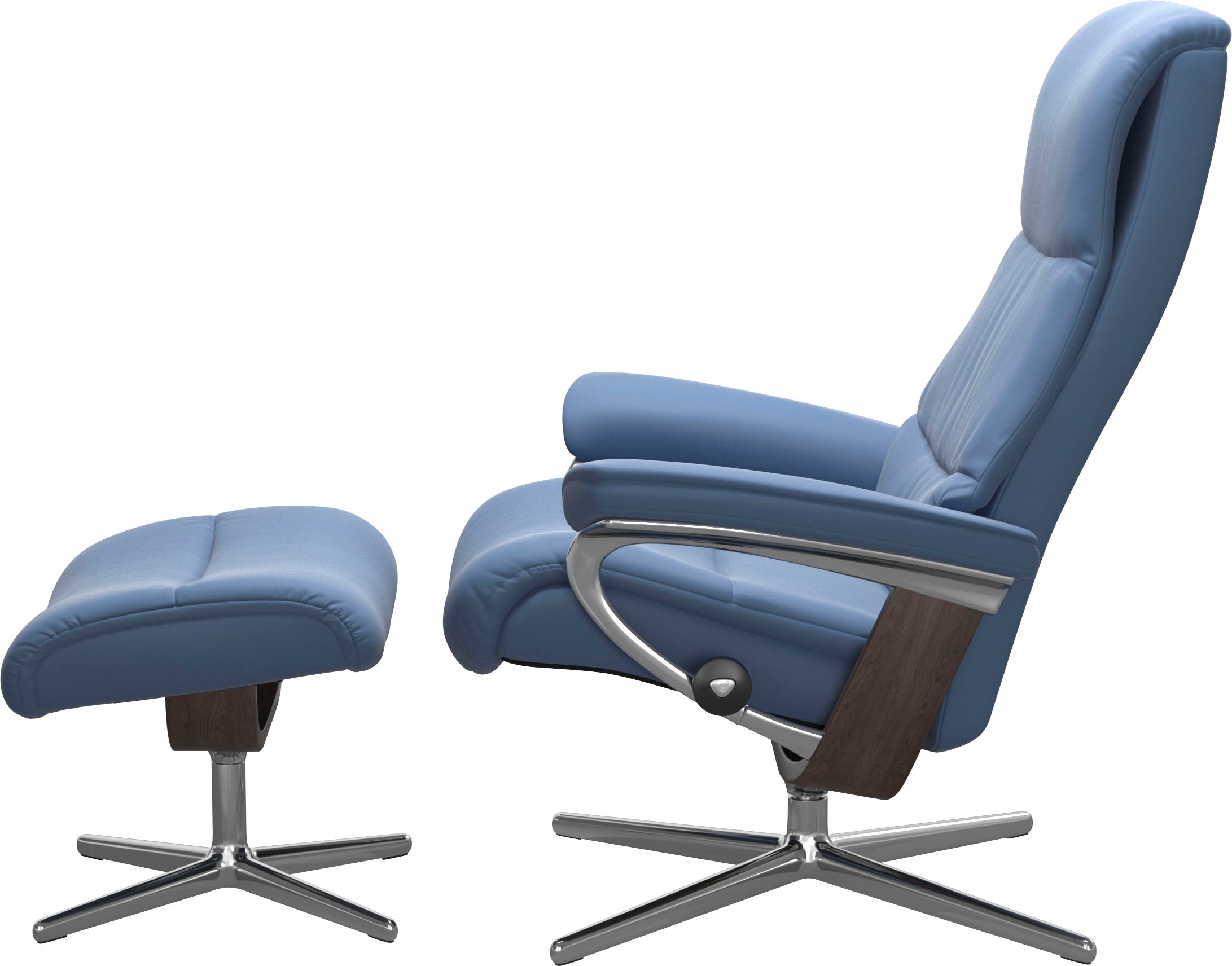 Stressless® Relaxsessel »View«, mit Cross Base, Größe S, M & L, Holzakzent Wenge
