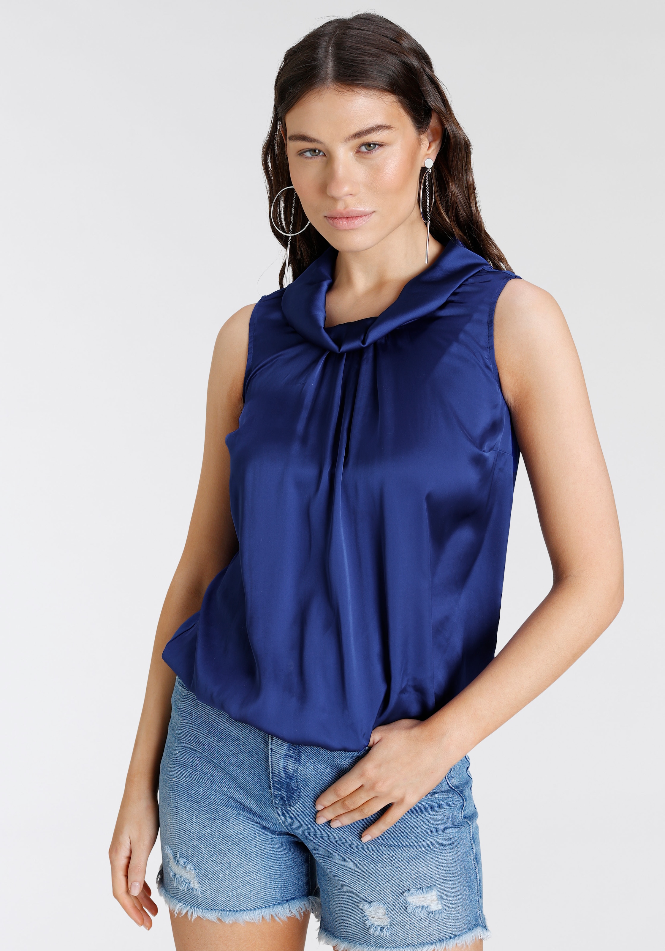 Laura Scott hinten Satin, vorne Blusentop, KOLLEKTION Jersey | NEUE aus - aus BAUR kaufen online