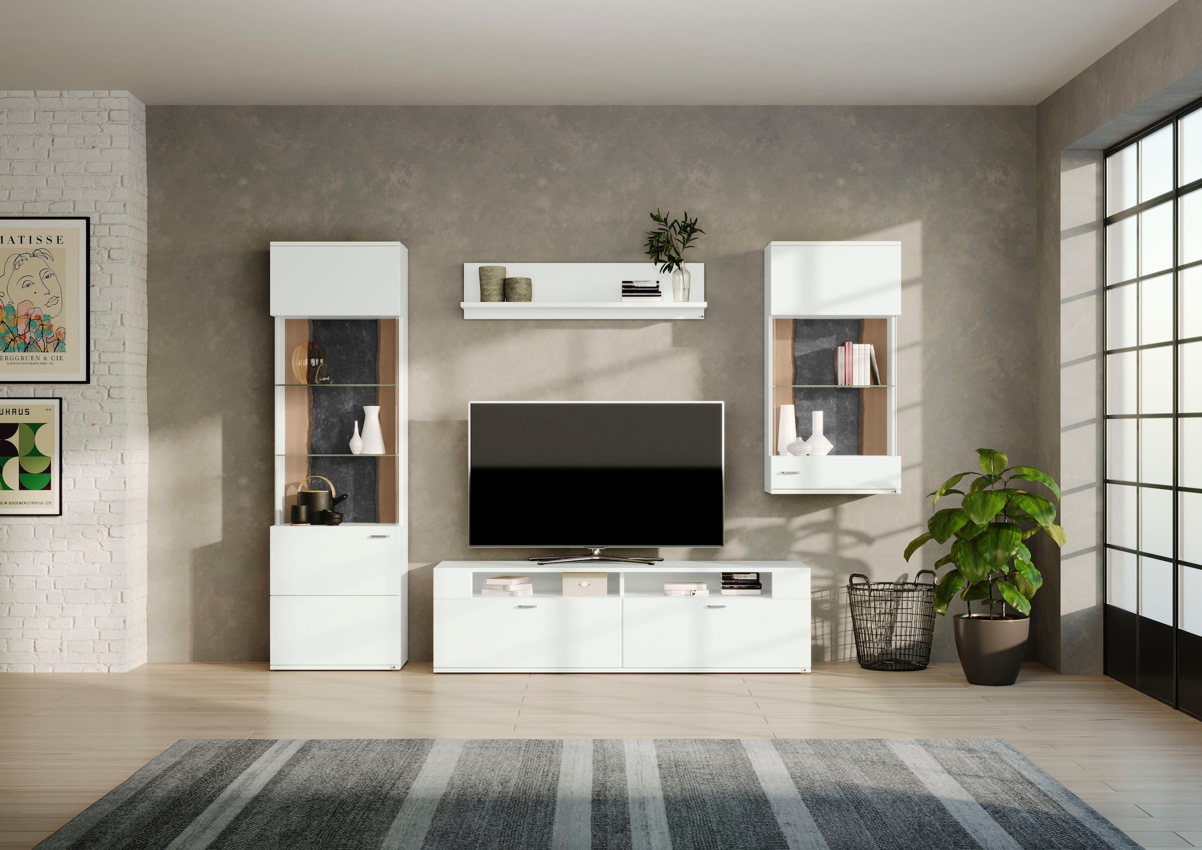 set one by Musterring Wohnwand "TACOMA" Set, 4 Stk. tlg. günstig online kaufen