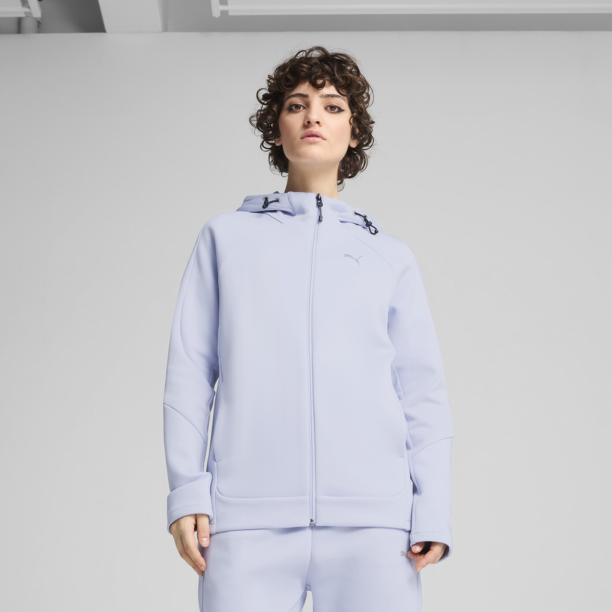 PUMA Sweatjacke »evoStripe Kapuzenjacke Damen«