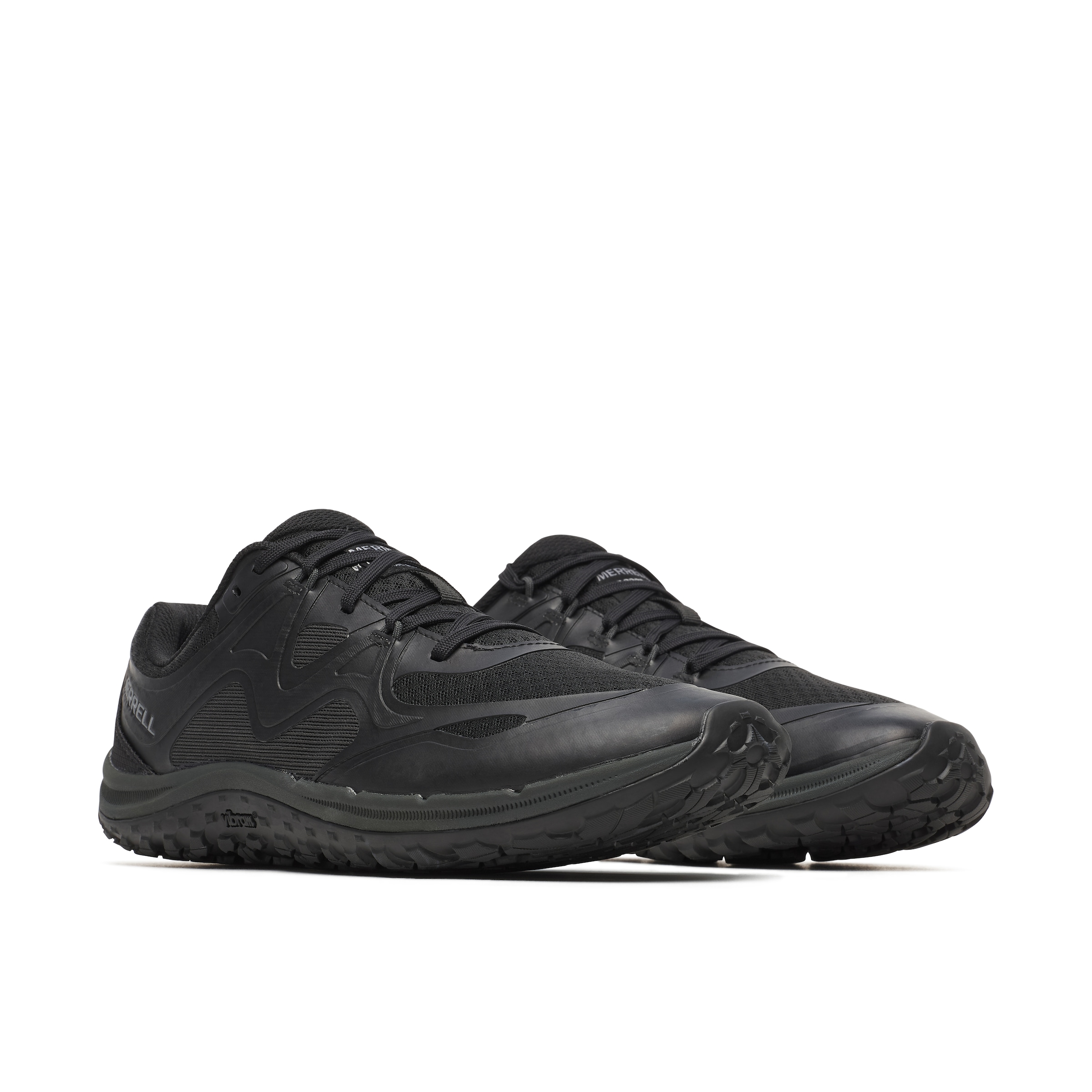 Barfußschuh MERRELL "TRAIL GLOVE 8", Herren, Gr. 42, schwarz, Synthetik, Schuhe Barfußschuh, mit Vibram Sohle