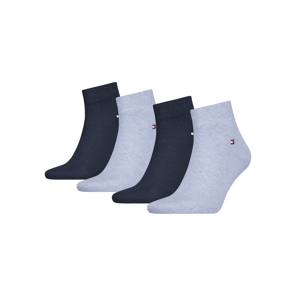 Tommy Hilfiger Kurzsocken »TH MEN QUARTER«, (4 Paar)