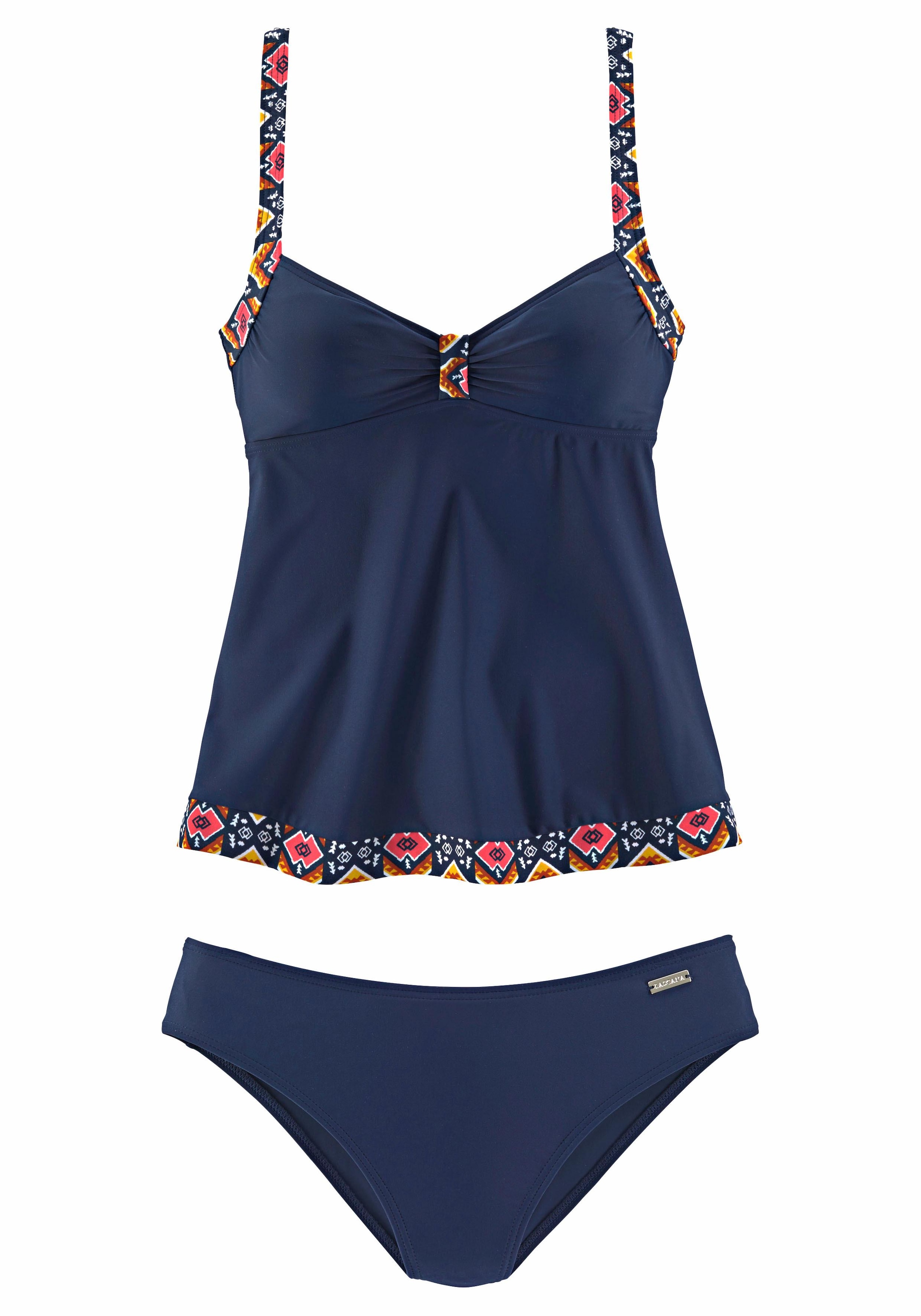 LASCANA Tankini, mit eingearbeiteten Softcups, verstellbare Träger