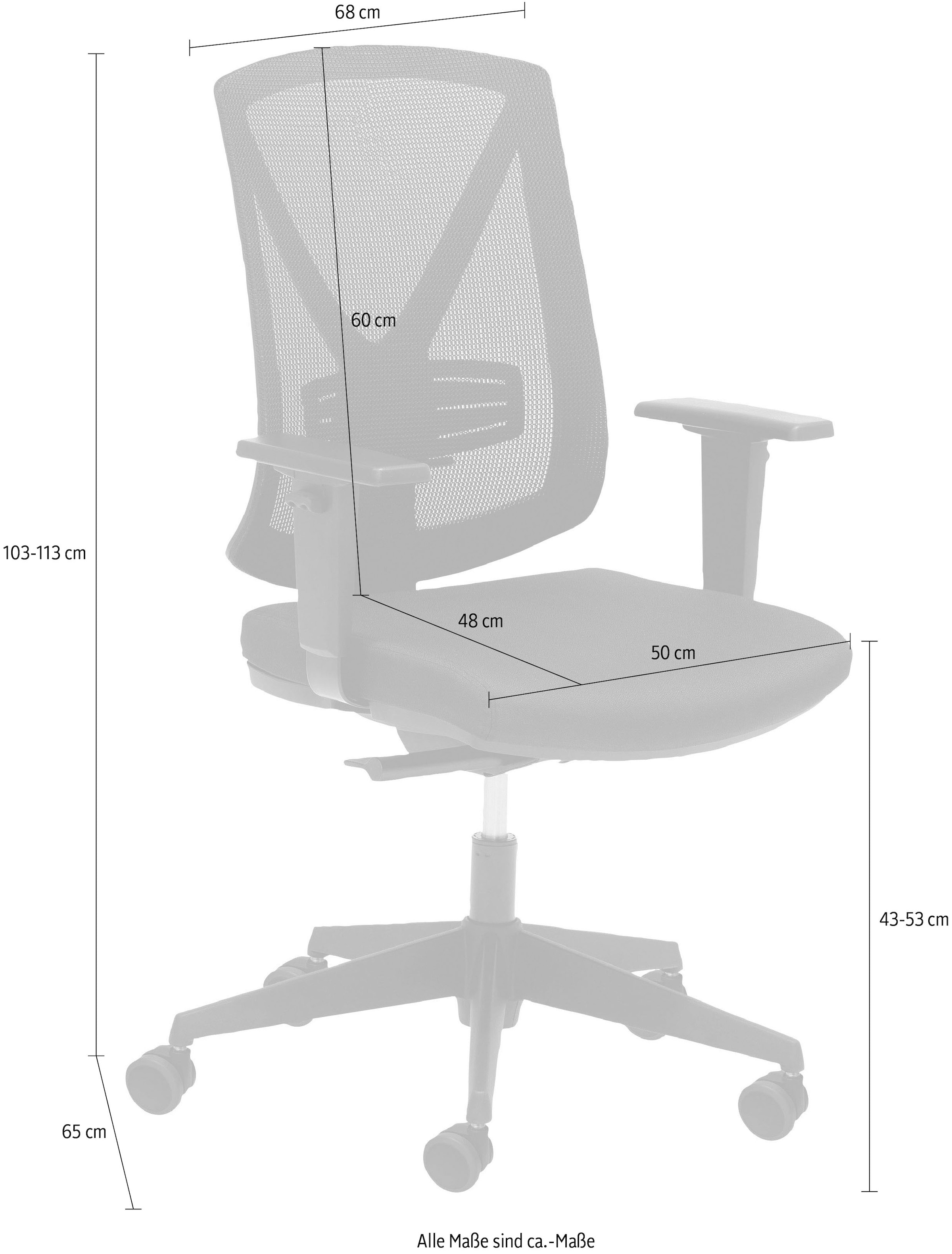 Mayer Sitzmöbel Drehstuhl »2335«, Struktur (100% Polyester)