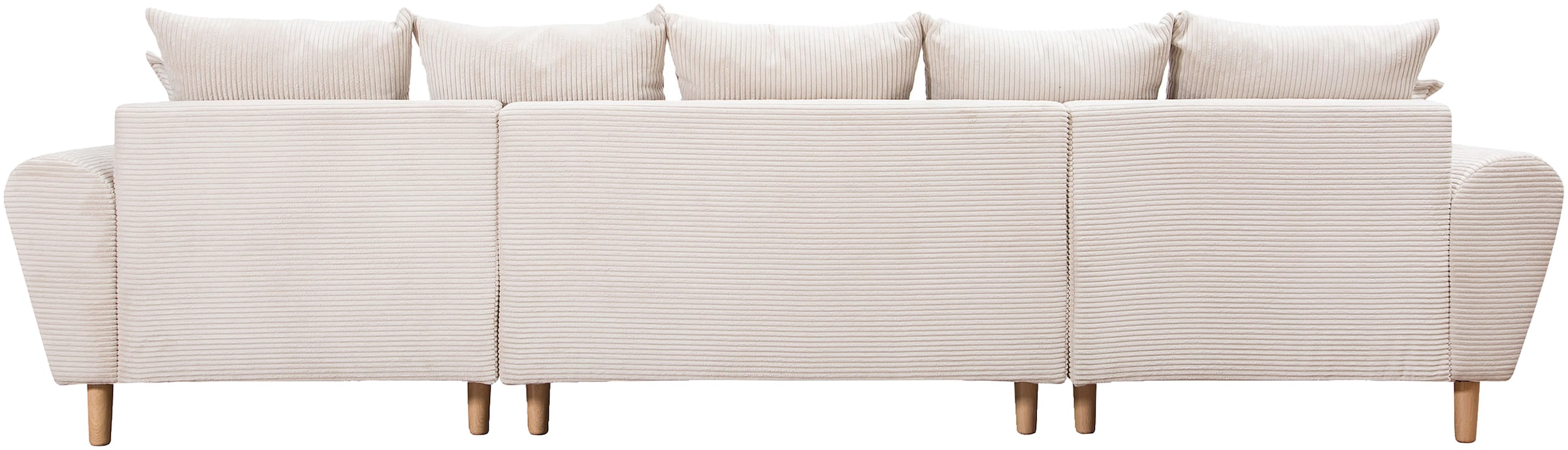 COLLECTION AB Wohnlandschaft »Raisa U-Form«, mit Federkern, Kissen und Steppung im Sitzbereich