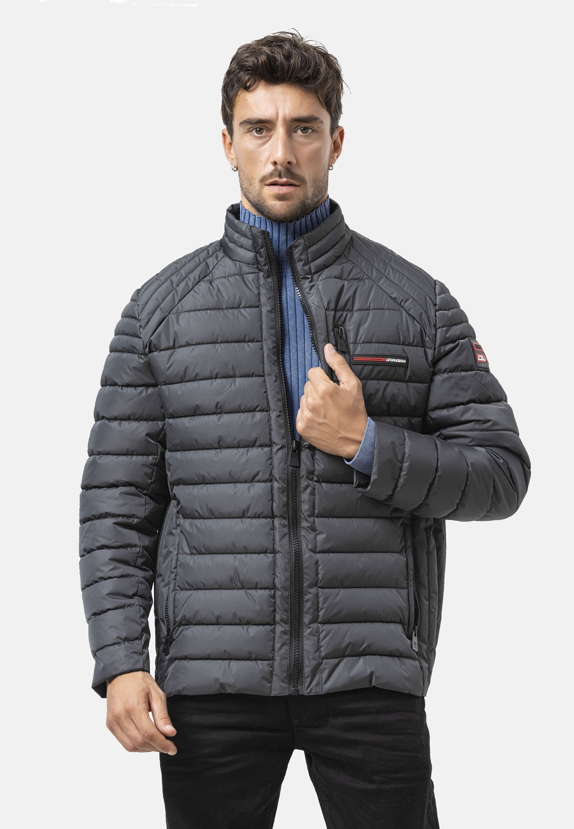 Cipo & Baxx Winterjacke "CM225" ohne Kapuze alltagstauglich mit sportlichem günstig online kaufen