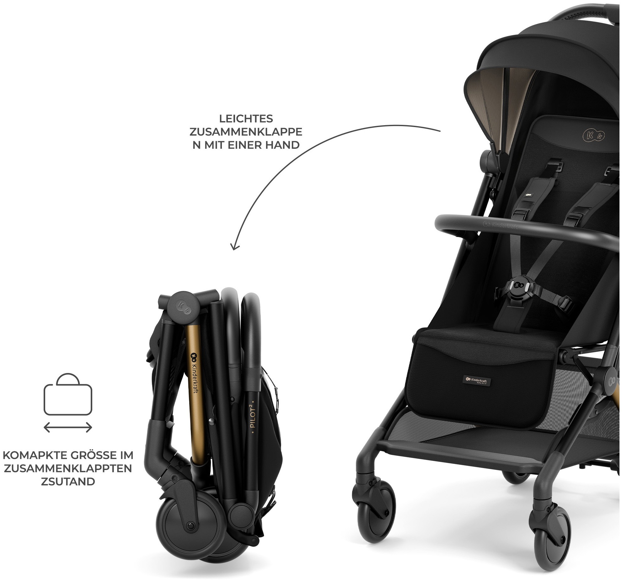Kinderkraft Kinder-Buggy »PILOT 2« 22 kg