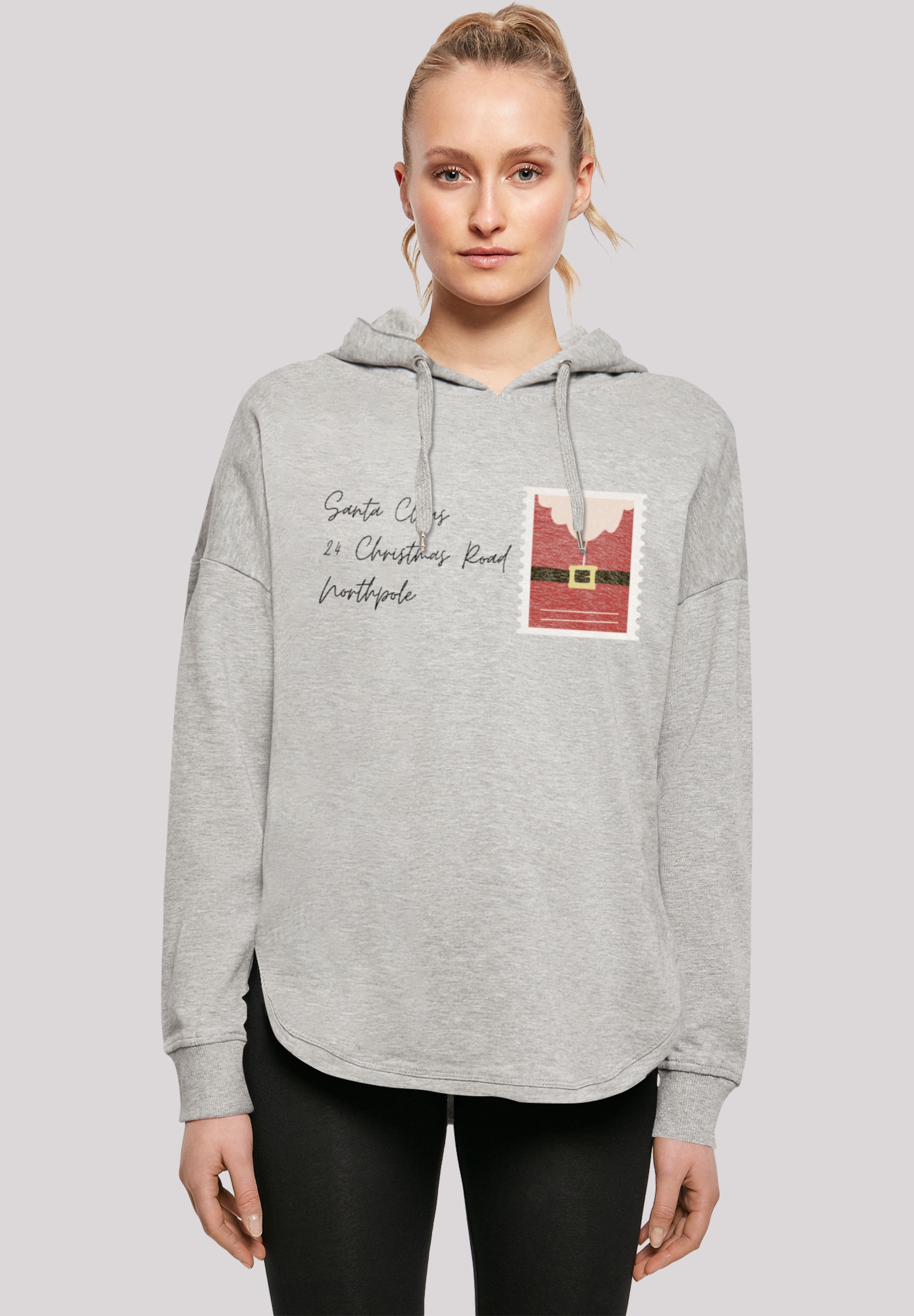 F4NT4STIC Kapuzenpullover "Santa Letter Weihnachten", Print