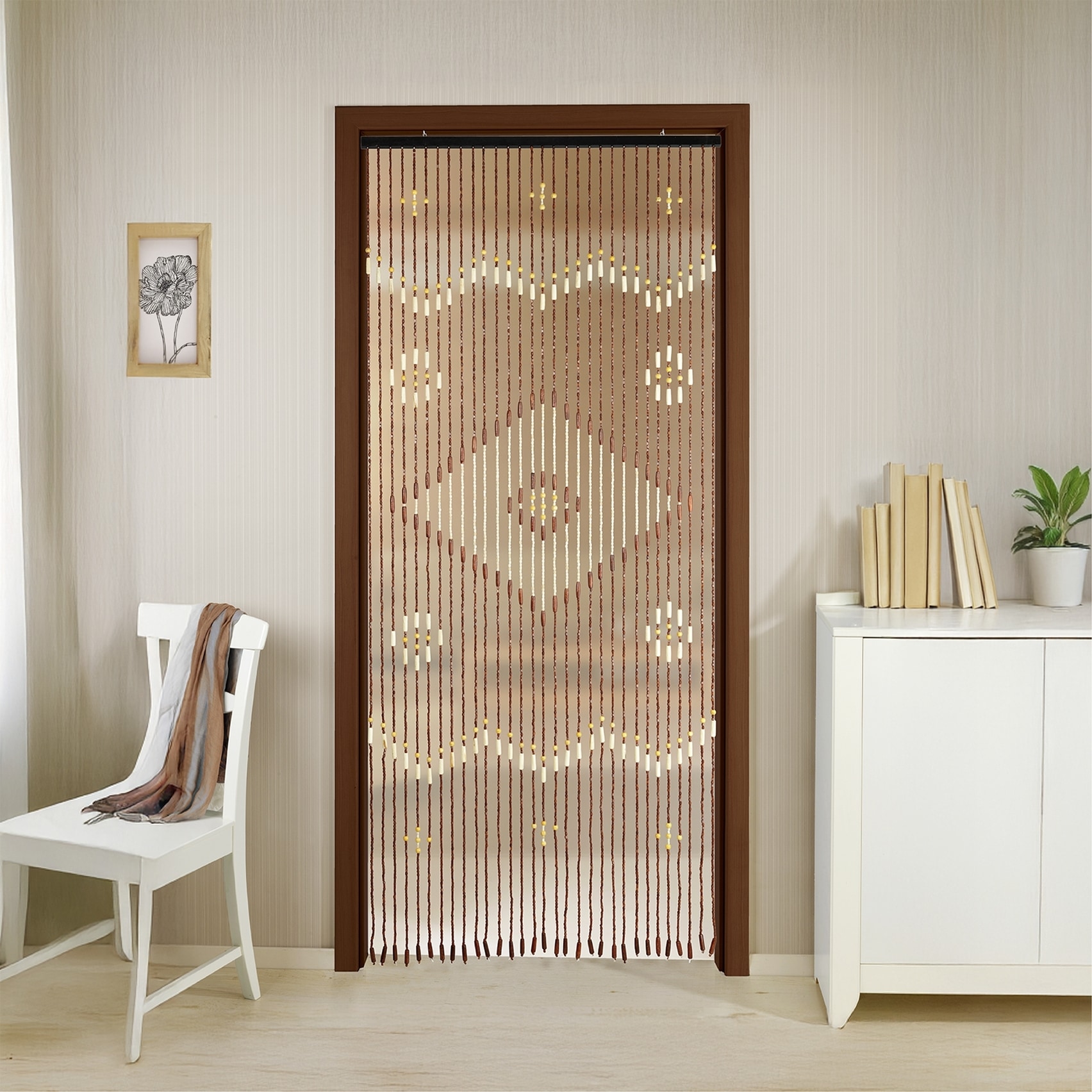 Maximex Insektenschutz-Vorhang »Türvorhang - Holzperlen« 1 Stk. tlg.