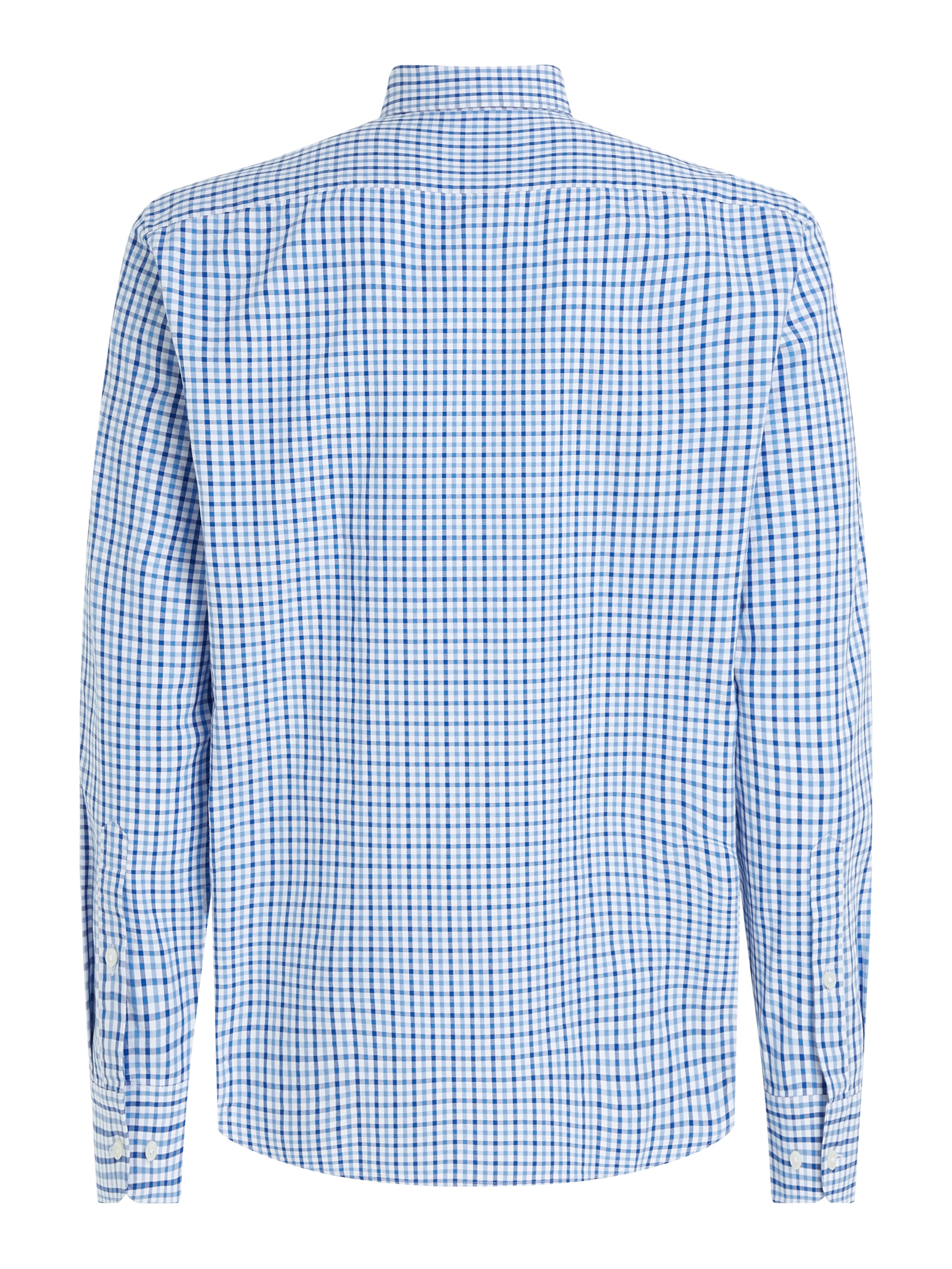 Tommy Hilfiger Langarmhemd »CL W-OXFORD CHECK RF SHIRT«, mit dezenter Labelflag auf der Brust