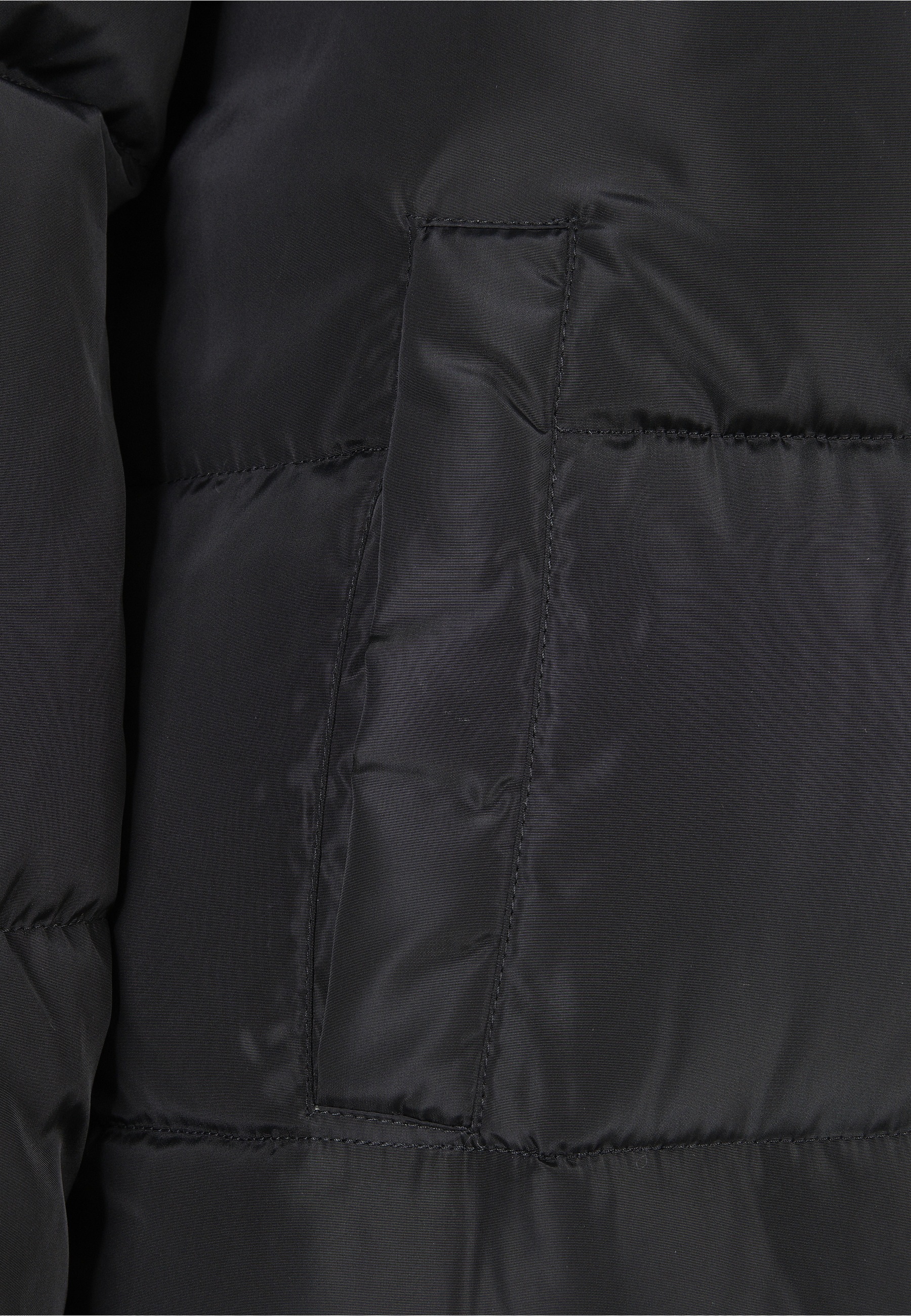 URBAN CLASSICS Winterjacke »Urban Classics Damen Ladies High Neck Puffer Coat« 1 Stk. tlg. ohne Kapuze