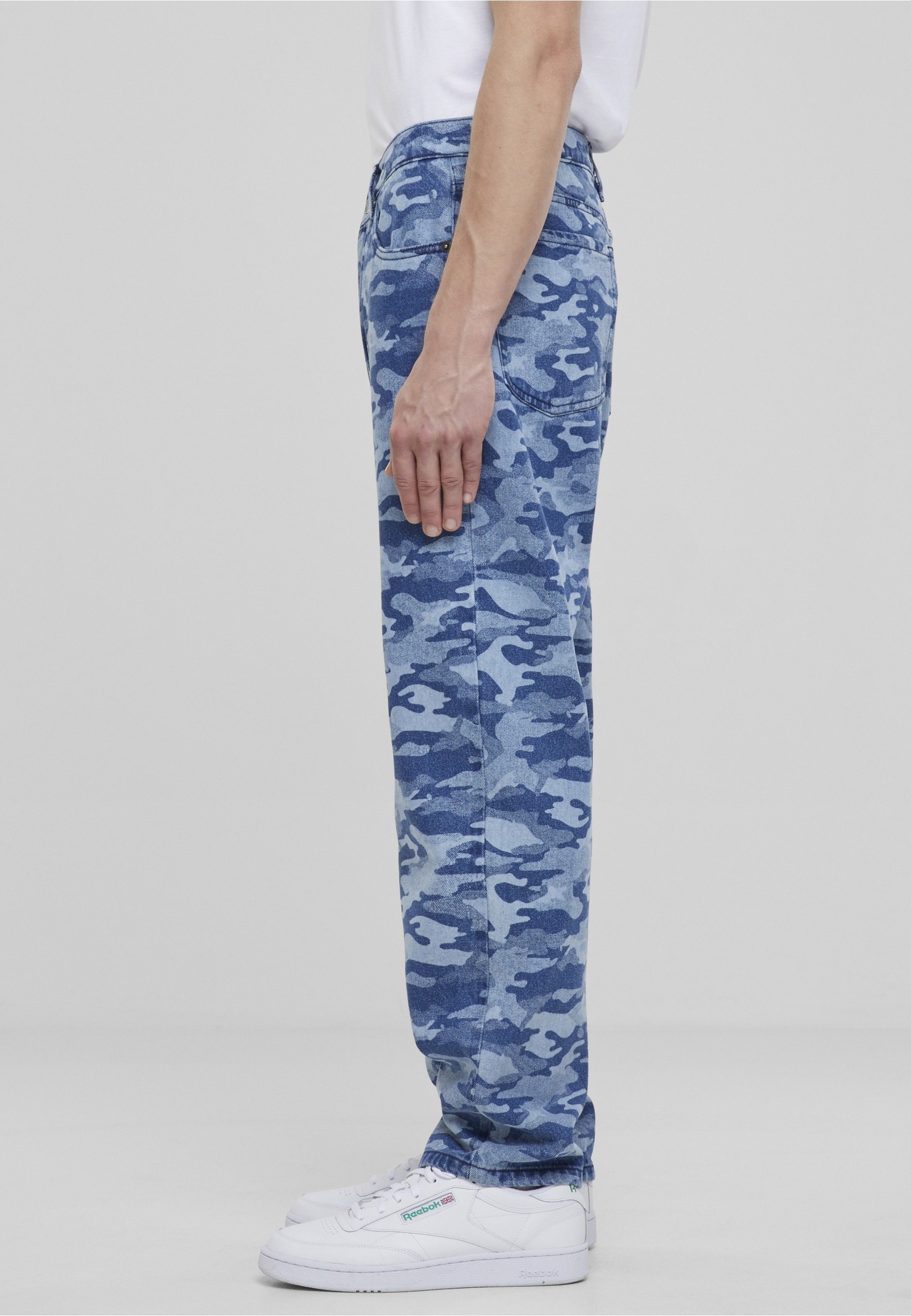 URBAN CLASSICS Cargojeans »Urban Classics Laser Camo Printed Jeans«