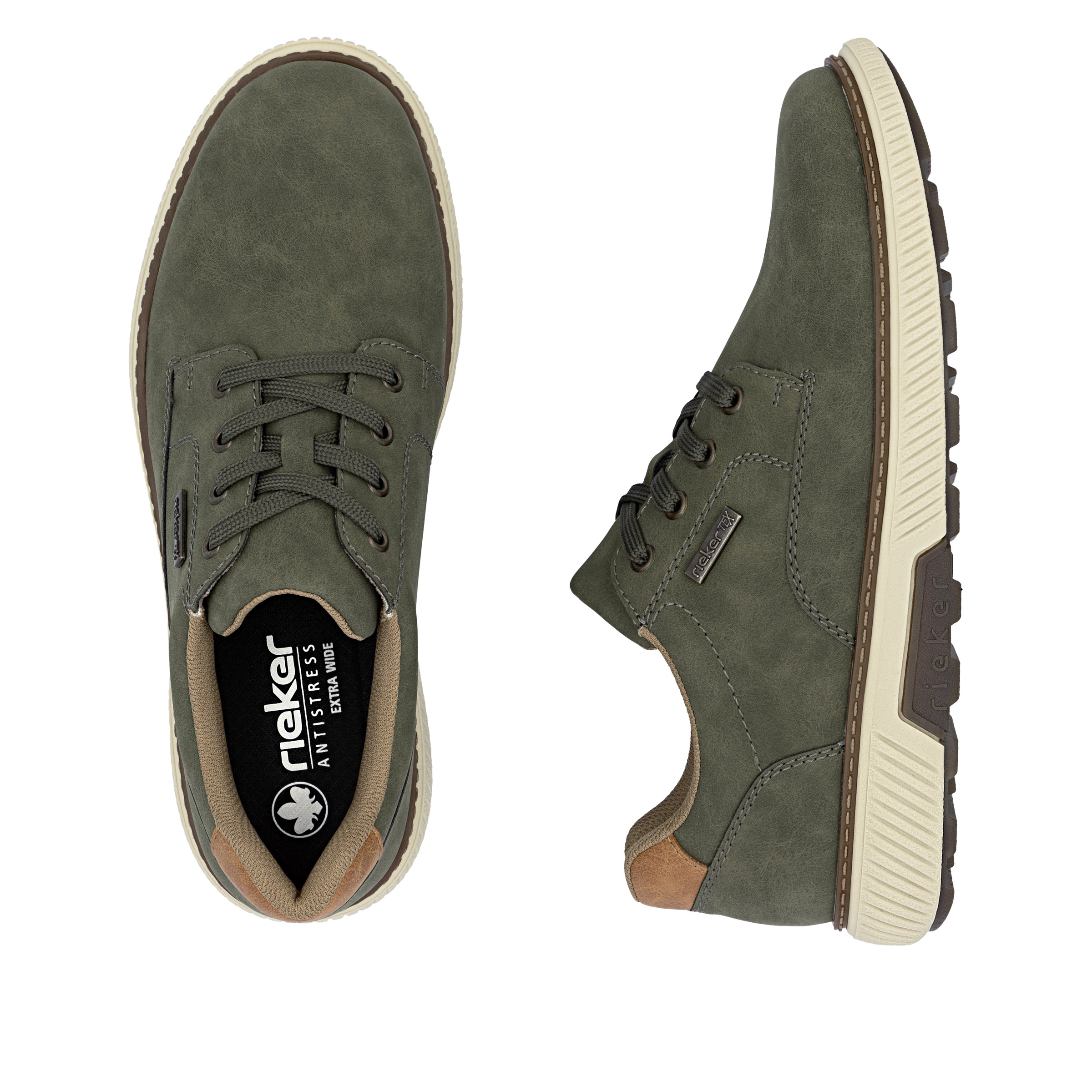 Rieker Sneaker, Halbschuh, Schnürschuh, Casual Sneaker mit weichem Schaftra günstig online kaufen