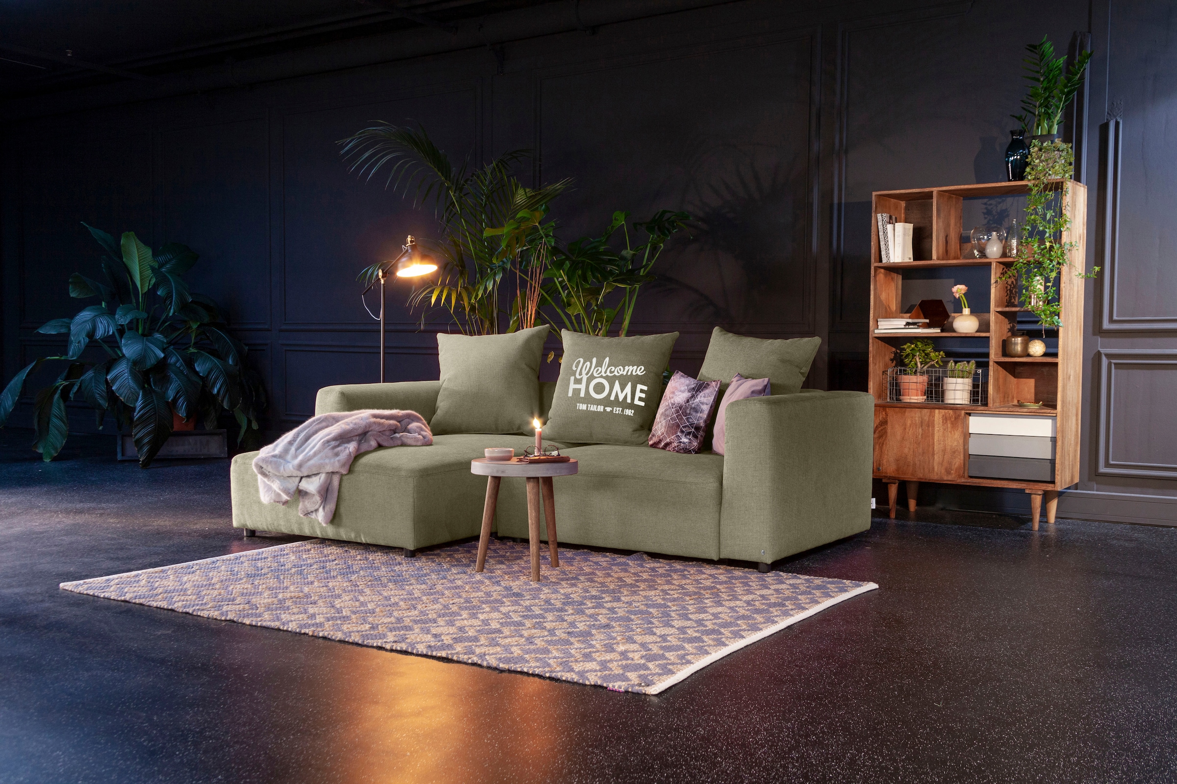 TOM TAILOR HOME Ecksofa »HEAVEN CASUAL S«, aus der COLORS COLLECTION, wahlweise mit Bettfunktion & Bettkasten