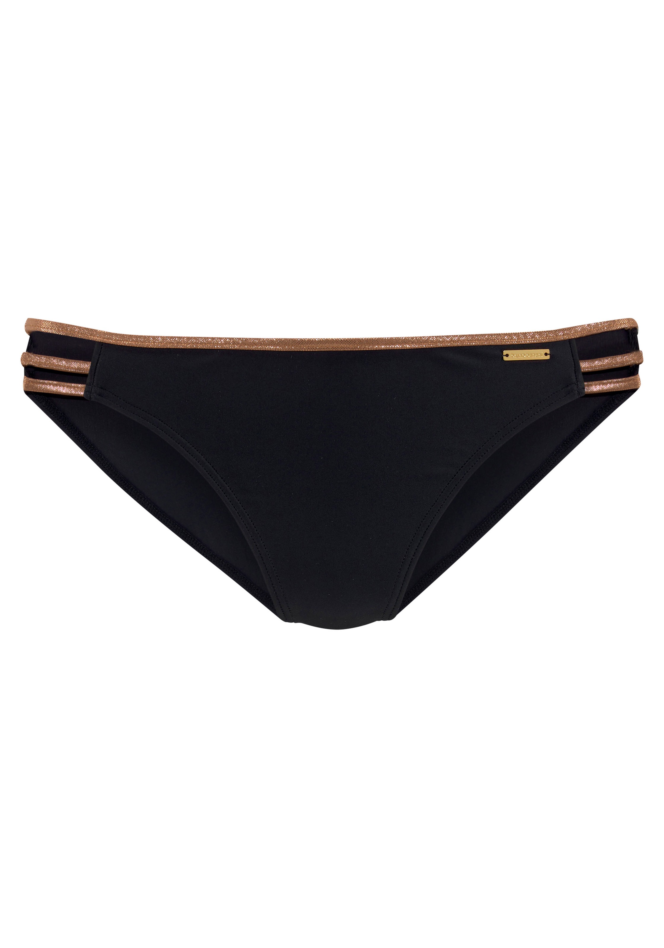 Bruno Banani Bikini-Hose "Milano" mit kupferfarbenen Details günstig online kaufen