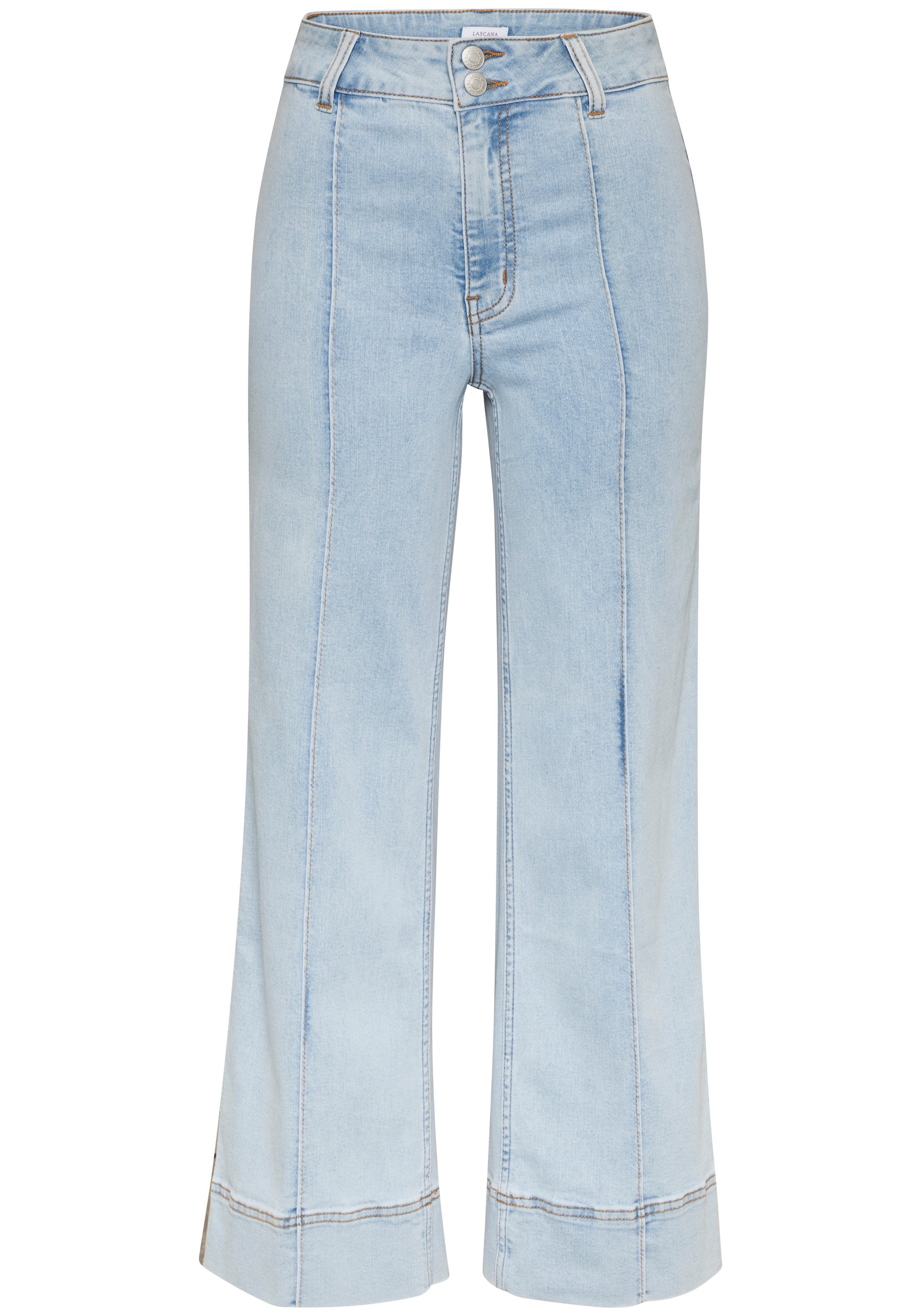LASCANA 7/8-Jeans »aus Baumwolldenim mit Stretch« Weite Ankle-Jeans