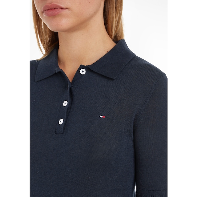 bestellen Polokragenpullover in | POLO BAUR SS »BUTTON Feinstrick-Qualität weicher TOP«, Tommy für Hilfiger