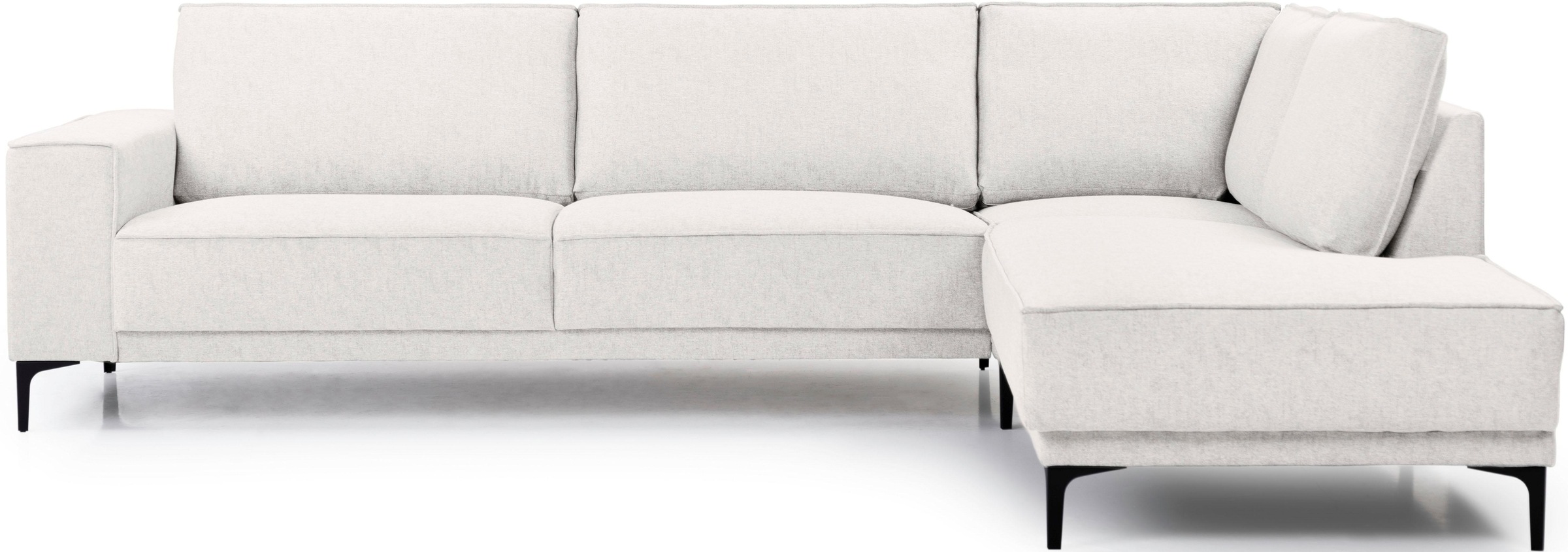 OTTO home Ecksofa "Polsterecke Oland, Struktur, Flachgewebe, Luxus-Microfas günstig online kaufen