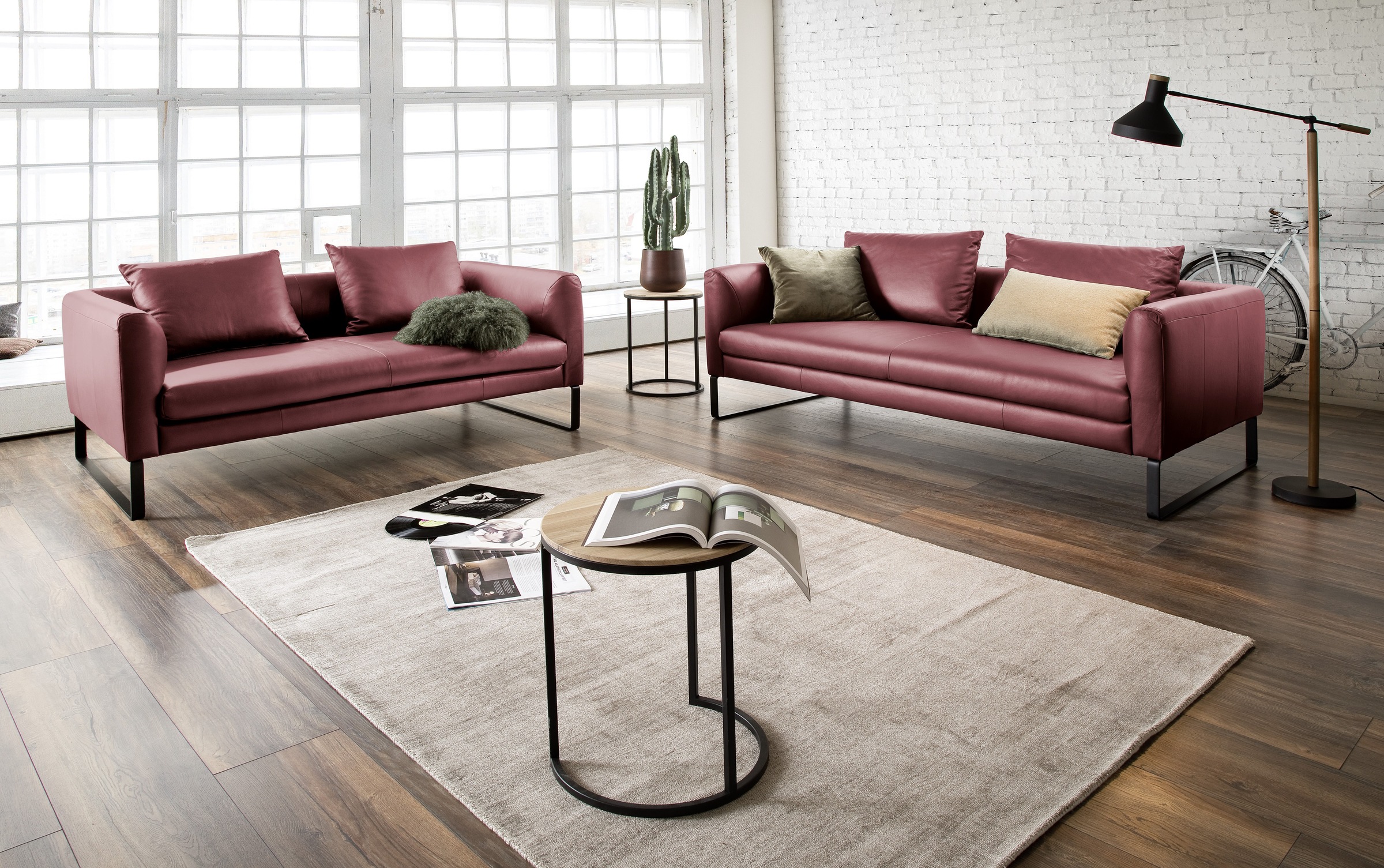 3C Candy Sofa "Avola bequem und elegantes Leder-Sofaset, tolle Verarbeitung günstig online kaufen