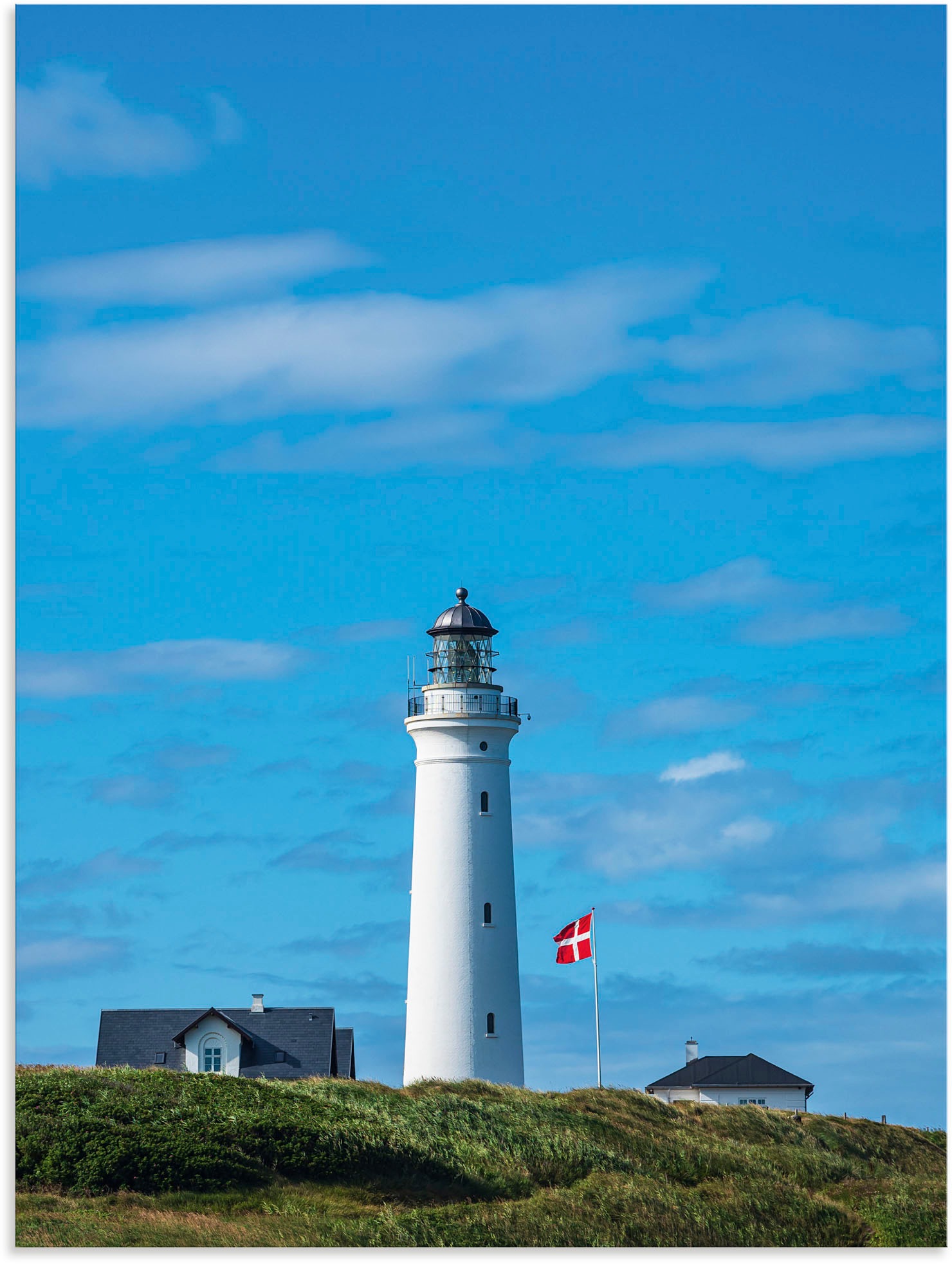 Artland Wandbild »Leuchtturm Hirtshals Fyr in Dänemark II«, Gebäude, (1 St.),  als Alubild, Leinwandbild, Wandaufkleber oder Poster in versch. Größen  bestellen | BAUR