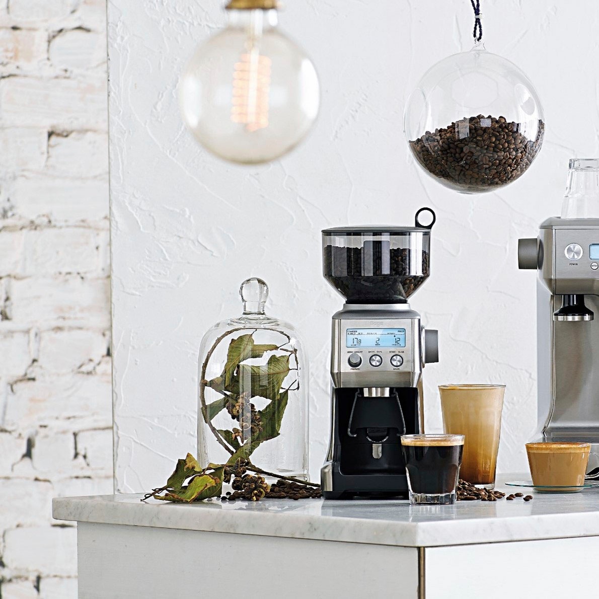 Sage Kaffeemühle »The Smart Grinder Pro, SCG820BSS4EEU1«, 165 W,  Kegelmahlwerk, 450 g Bohnenbehälter, Edelstahl Kegelmahlwerk kaufen | BAUR
