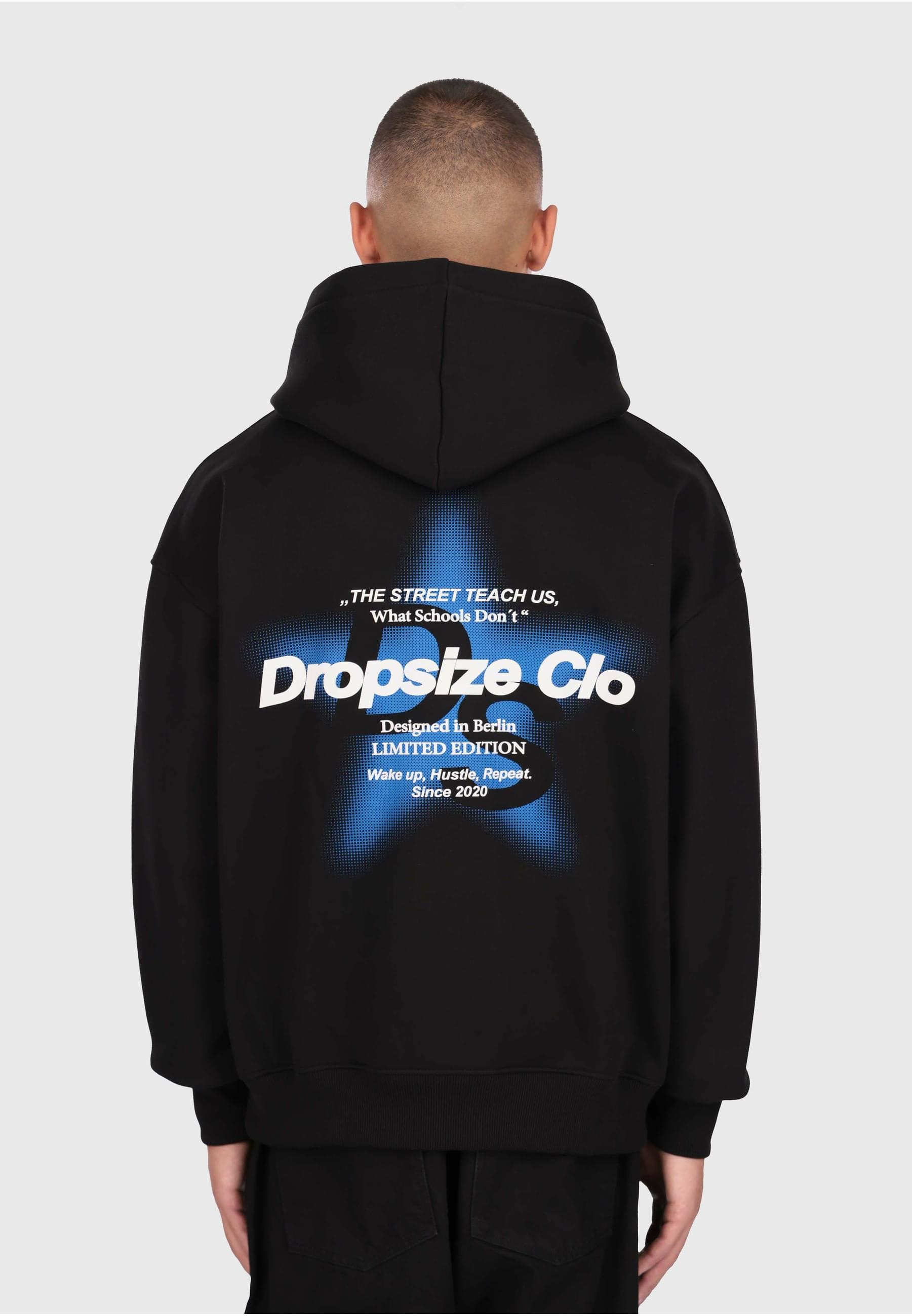 Dropsize Kapuzensweatshirt »Dropsize HEAVY OVERSIZE HALFTONE STAR HOODIE«, (1 tlg.)