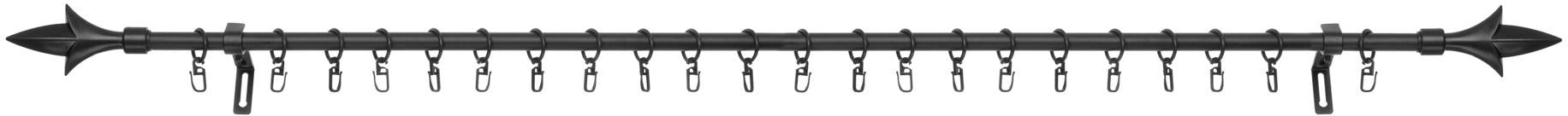 LICHTBLICK ORIGINAL Gardinenstange "Lilie" Ø 16 mm 1 läufig-läufig Fixmaß günstig online kaufen