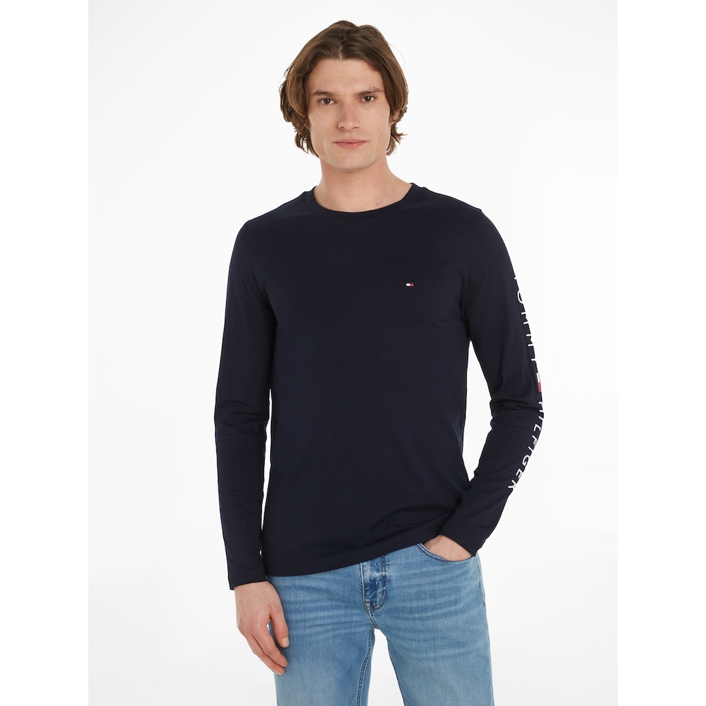 Tommy Hilfiger Longsleeve »TOMMY LOGO LONG SLEEVE TEE«, mit Logodruck