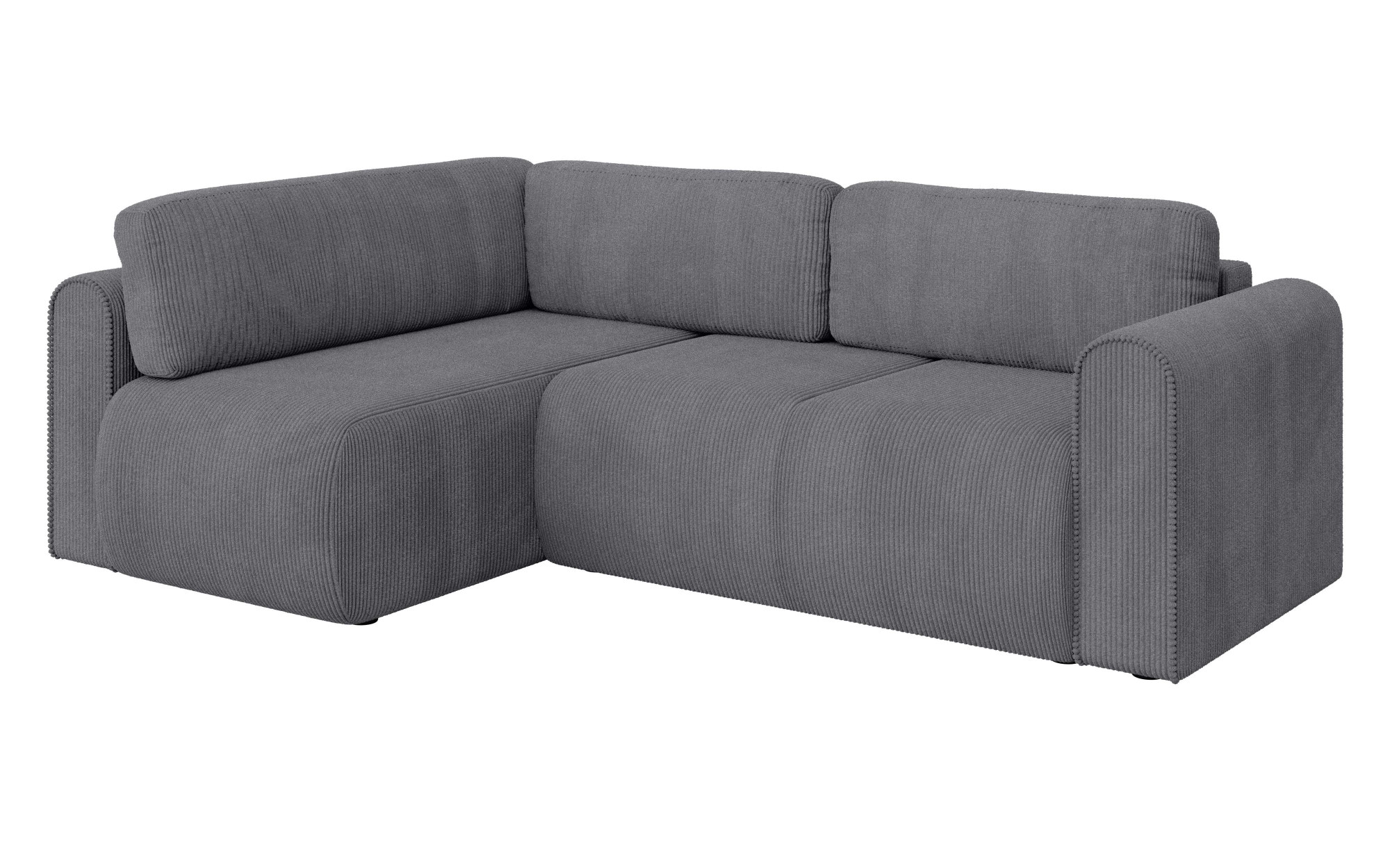 INOSIGN Ecksofa »Zacharia wahlweise Schlafsofa mit Bettkasten, B/T/H 250/166/86 cm«, L-Form mit Wellenunterfederung, Ottomane rechts oder links bestellbar