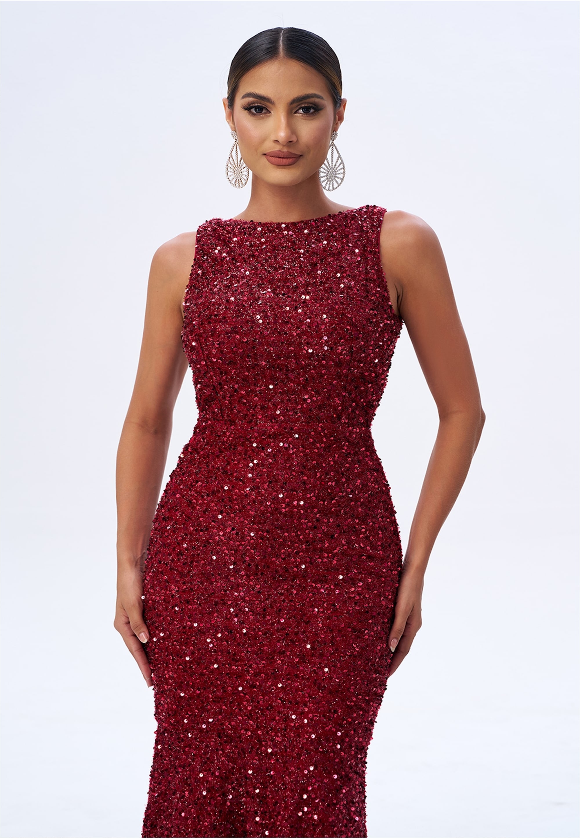 Moda Minx Jerseykleid »MARIAH«, (1 tlg.), im glitzernden Design