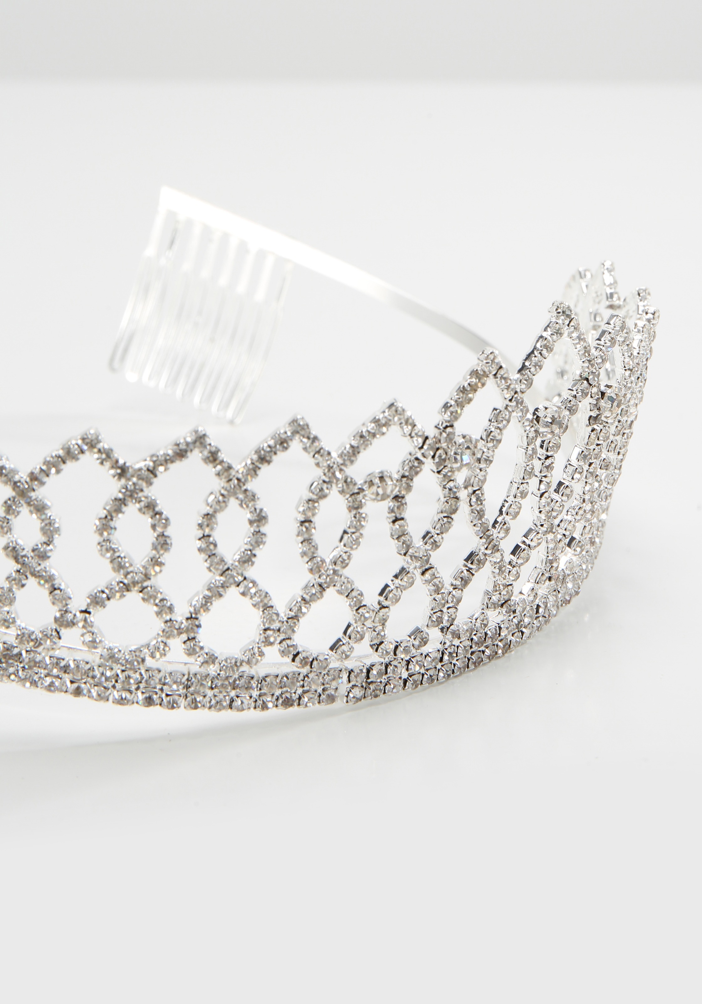 Family Trends Schmuckset »Festliches Hochzeits Diadem Krone Haarschmuck«, Brautschmuck