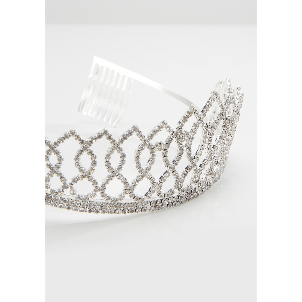 Family Trends Schmuckset »Festliches Hochzeits Diadem Krone Haarschmuck«