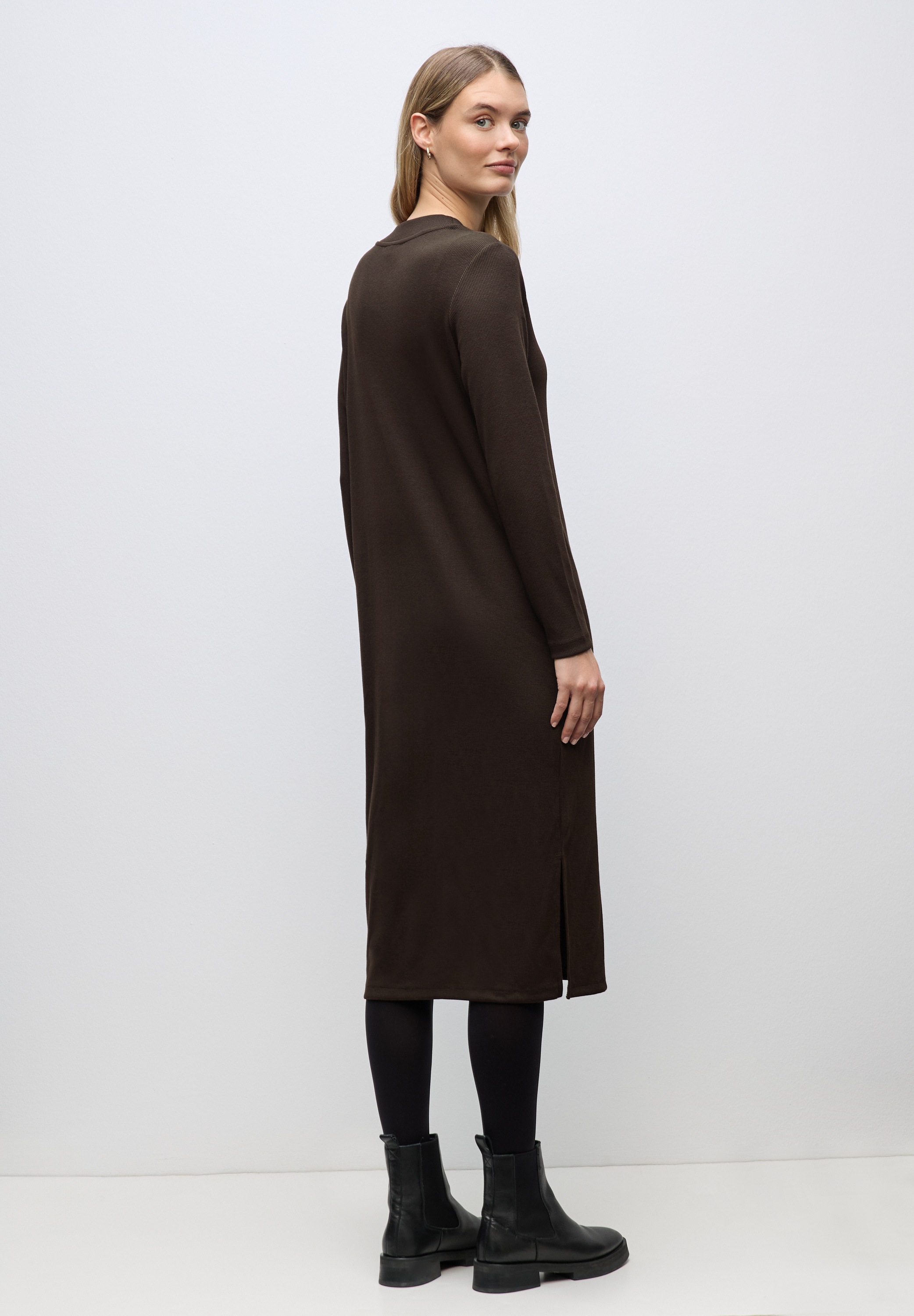 STREET ONE Midikleid Ohne Taschen in Unifarbe günstig online kaufen