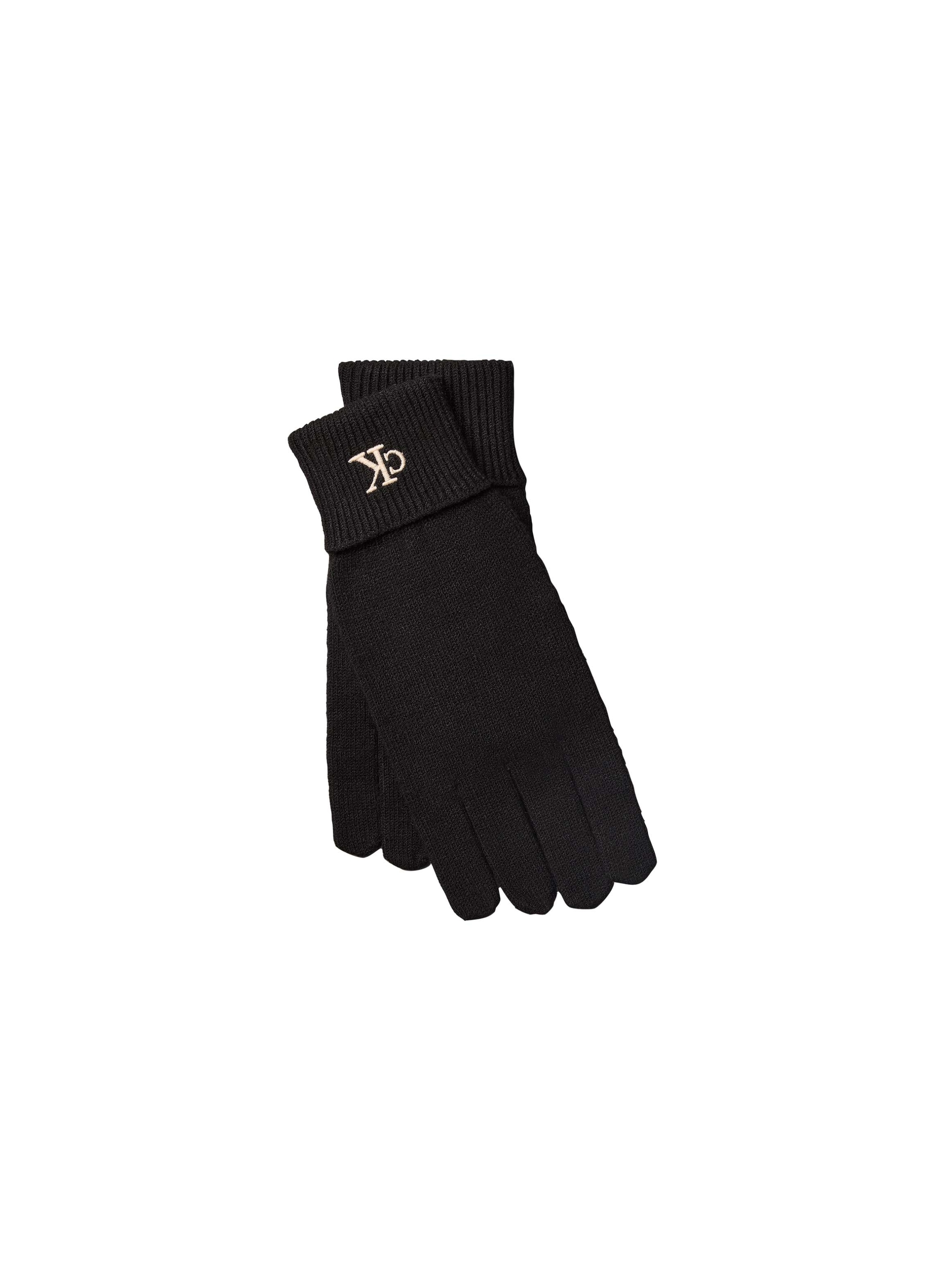 Calvin Klein Strickhandschuhe "CK FINE RIB GLOVES" Fingerhandschuhe