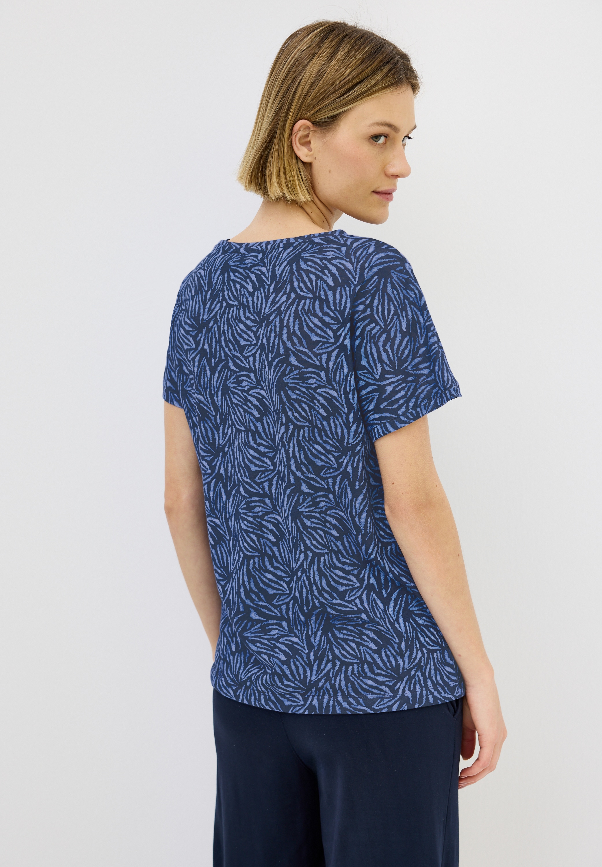 Cecil Print-Shirt, aus Baumwolle mit Stretchante