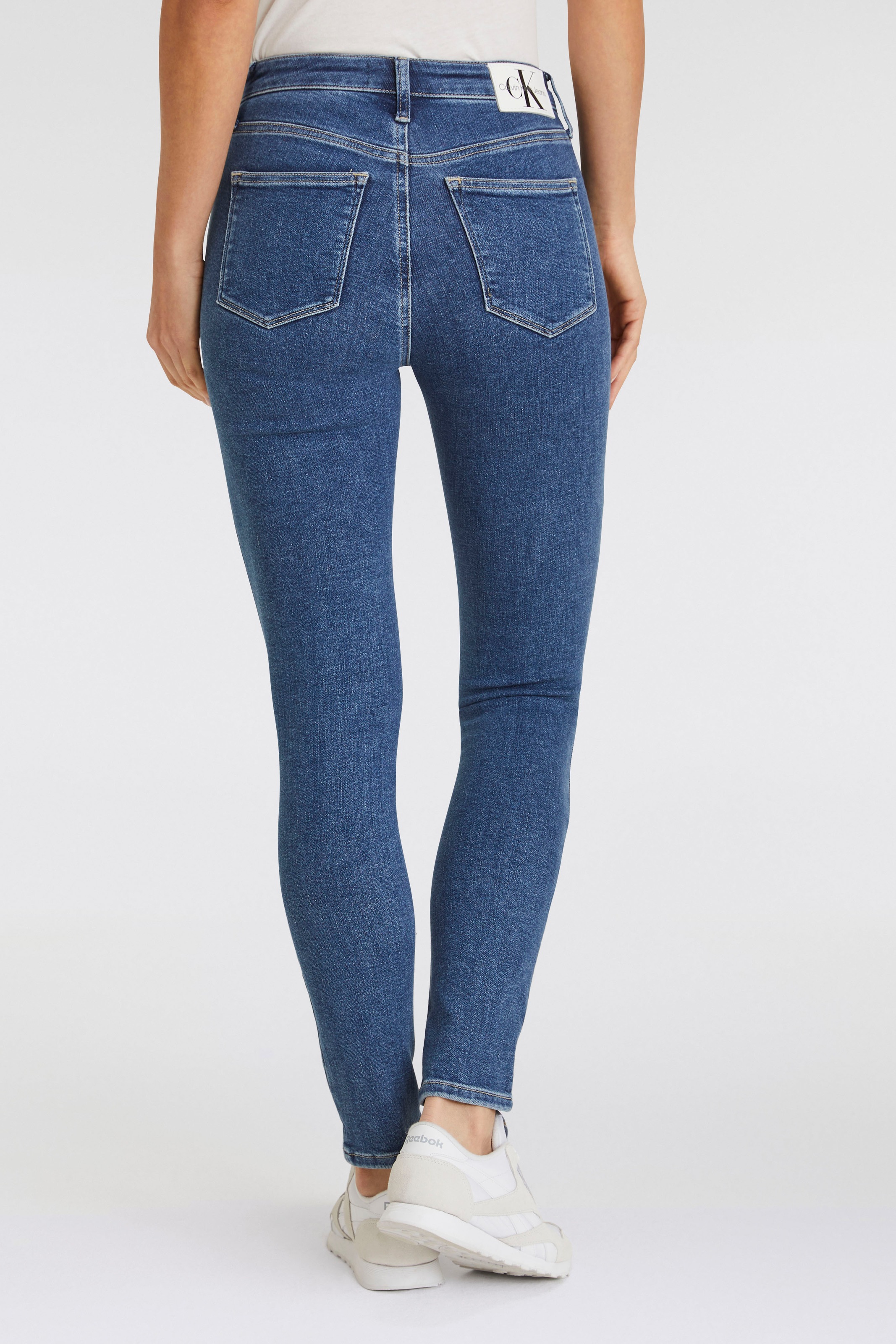 Calvin Klein Jeans Skinny-fit-Jeans "HIGH RISE SKINNY", stone washed günstig online kaufen