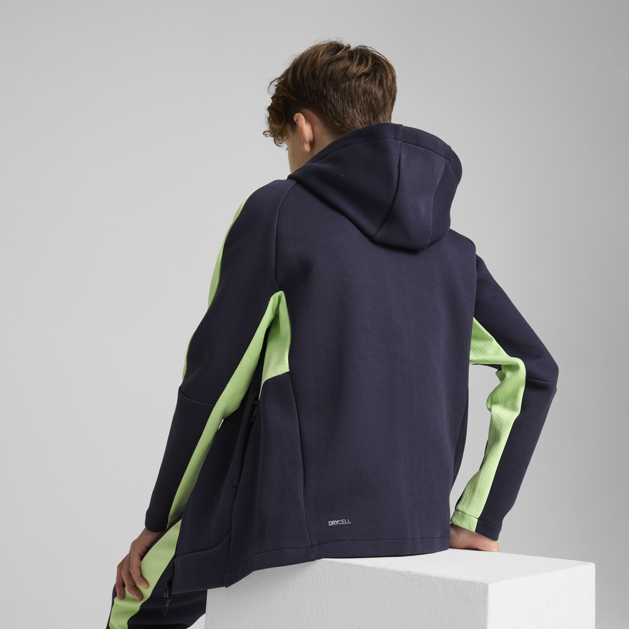 PUMA Sweatjacke »EVOSTRIPE Hoodie mit durchgehendem Reißverschluss Jungen«