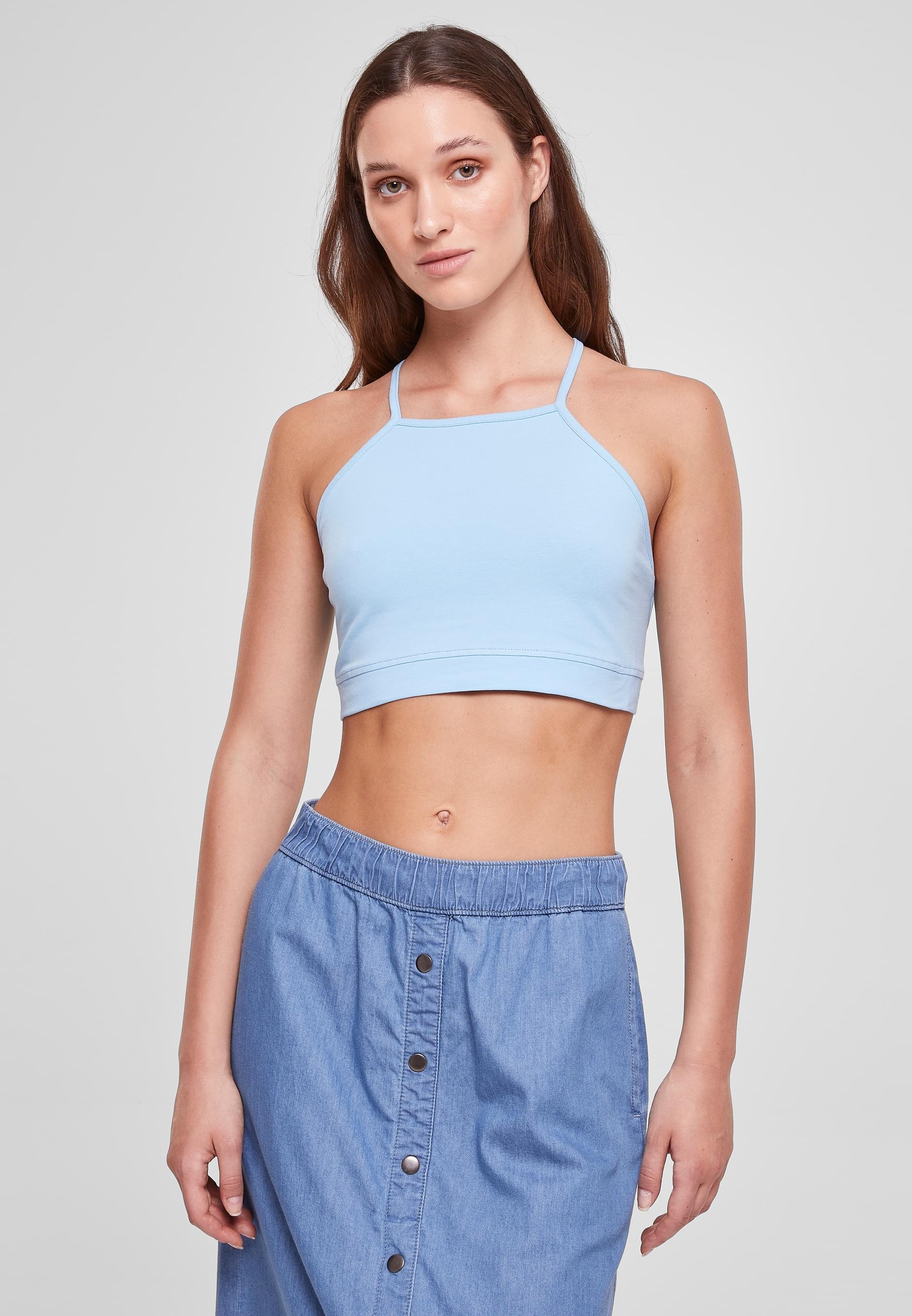 URBAN CLASSICS Muskelshirt »Urban Classics Damen Ladies Triangle Top«, (1 tlg.)
