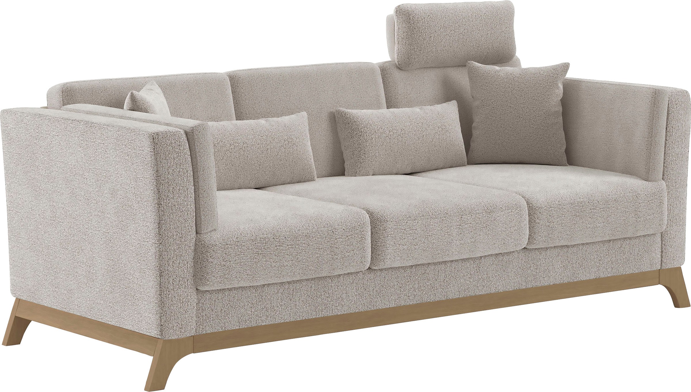 Home affaire 3-Sitzer »Viva«, mit Holzrahmen aus Buche